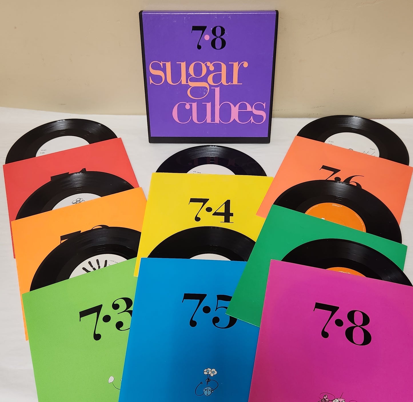 The Sugarcubes 7*8 Indie Rock 7" Vinyl Box Set 1989