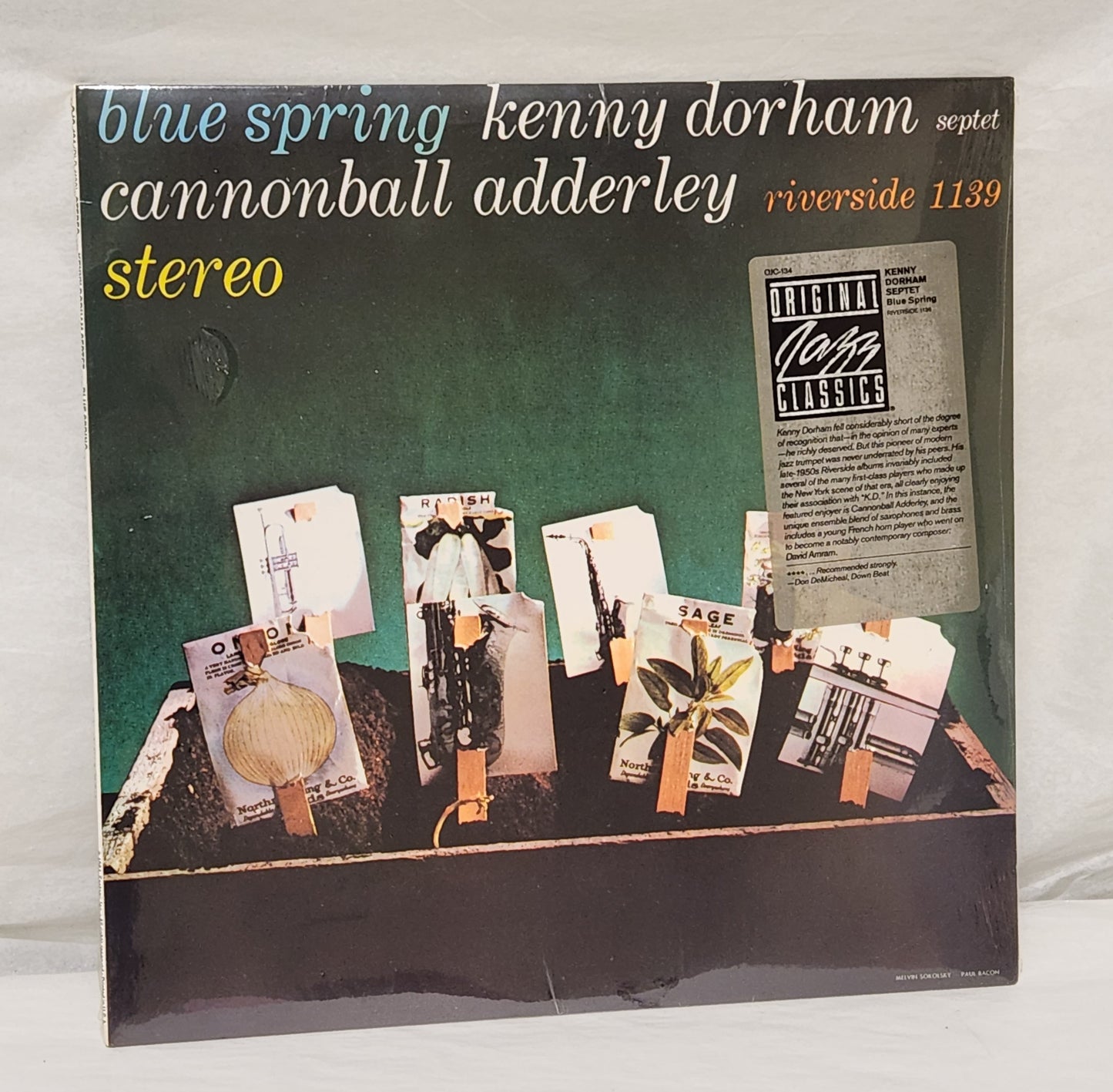 Kenny Dorham Septet "Blue Spring" SEALED 1984 Jazz Reissue Record Album