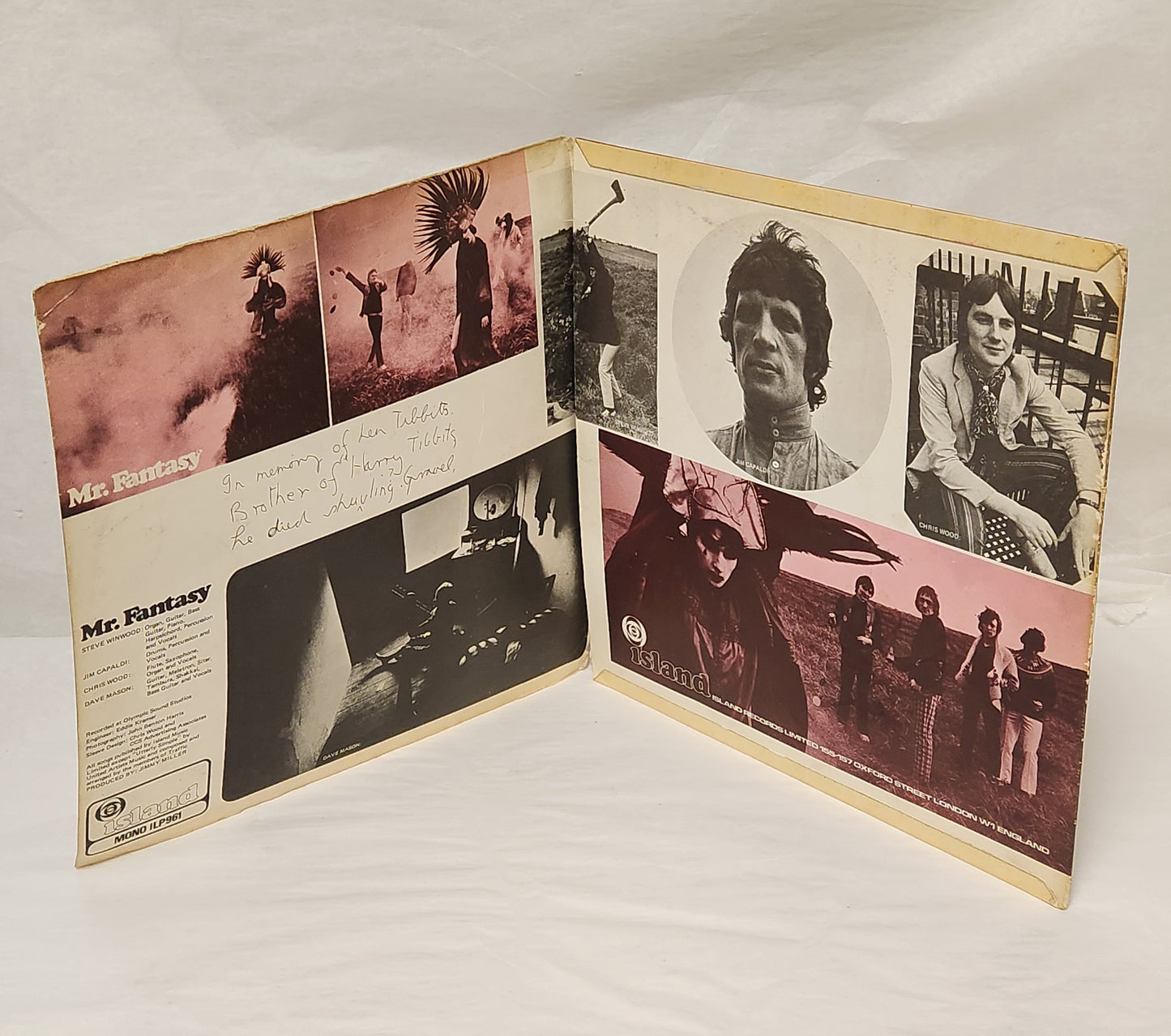 Traffic "Mr. Fantasy" 1967 Psychedelic Rock Record Album (UK)