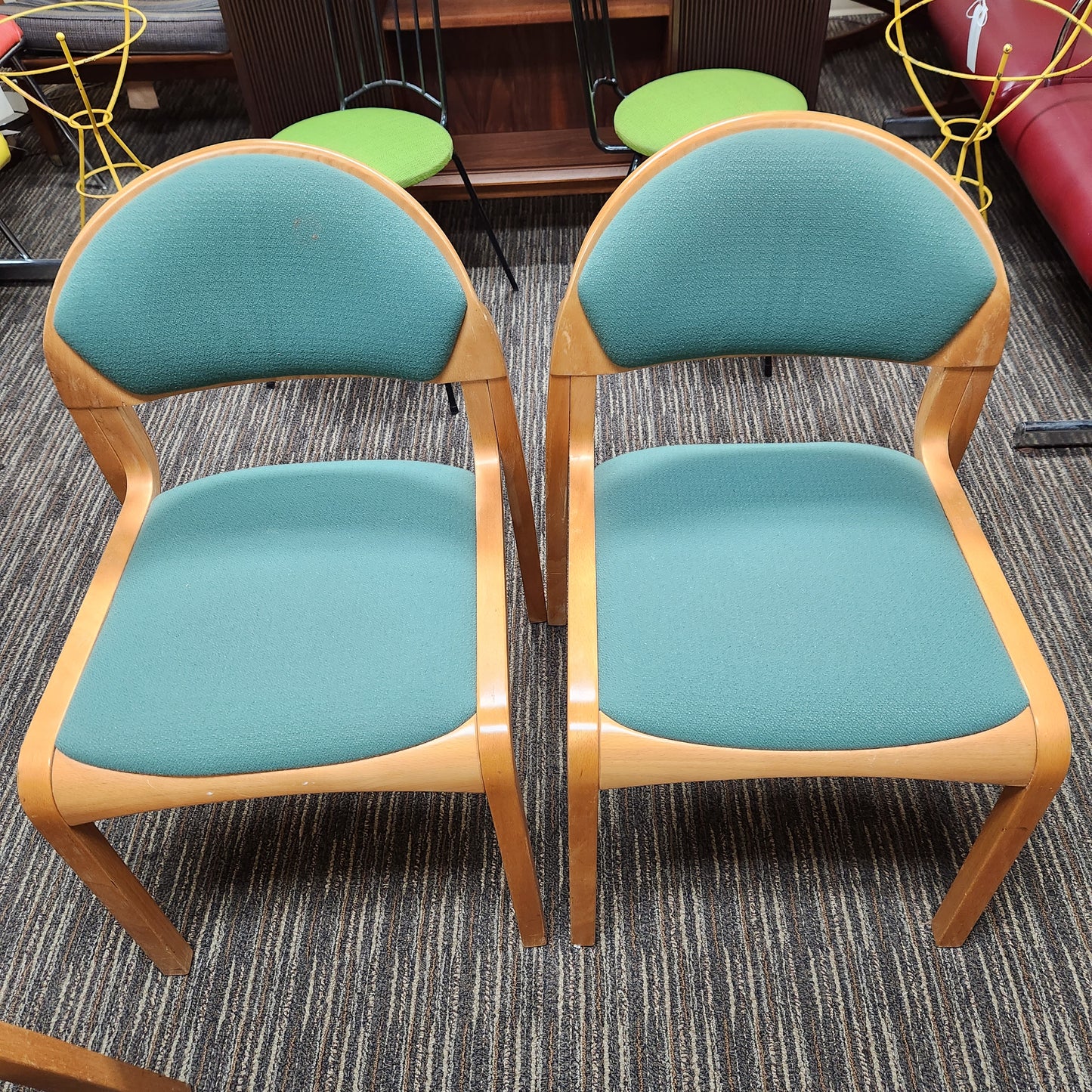 Set of 3 Mid-Century Modern Novikoff Office Chairs