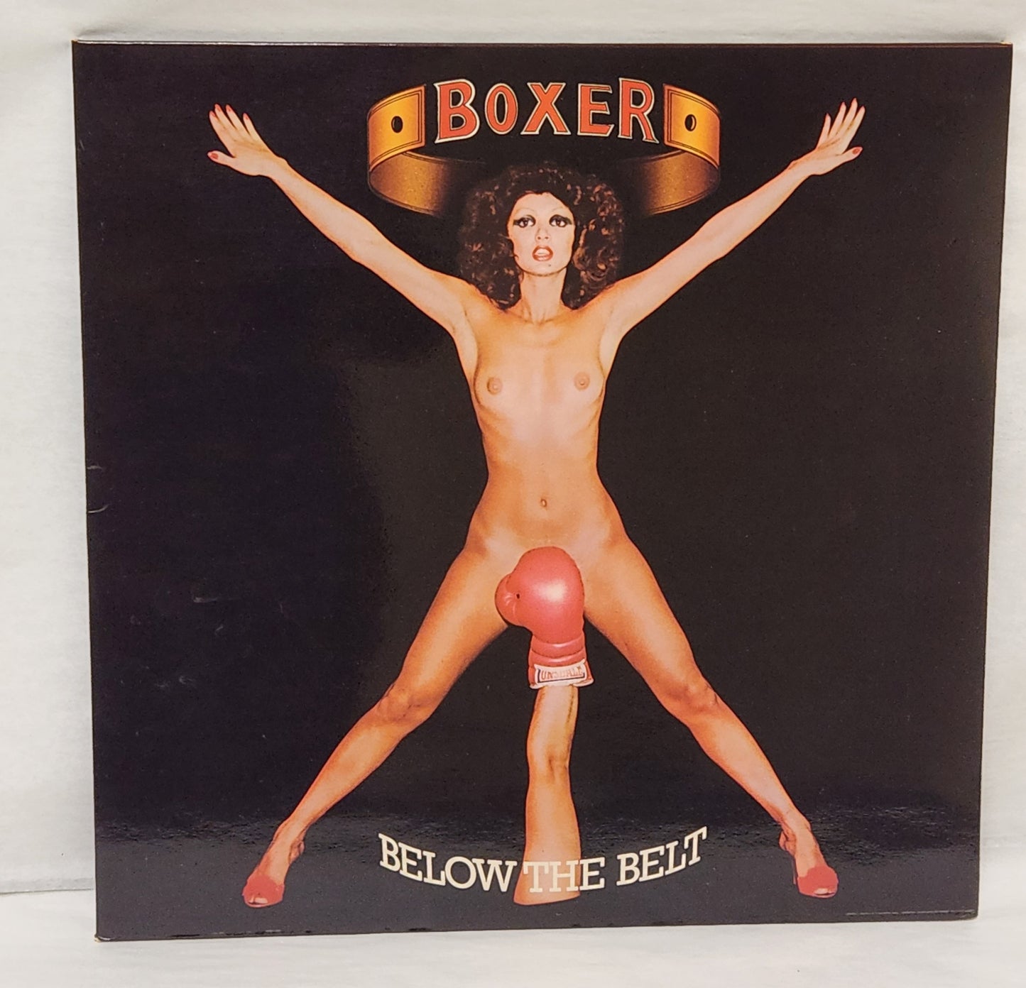 Boxer "Below The Belt" 1975 Classic Rock (UK Uncensored Pressing) Record Album