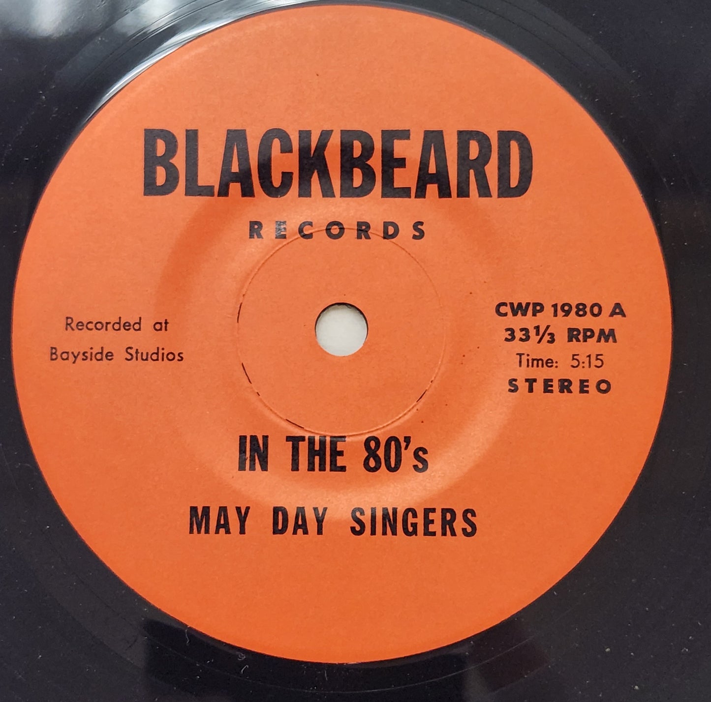 The May Day Singers "In The 80's Watcha Gonna Do?" Soul Funk 7" Vinyl Single
