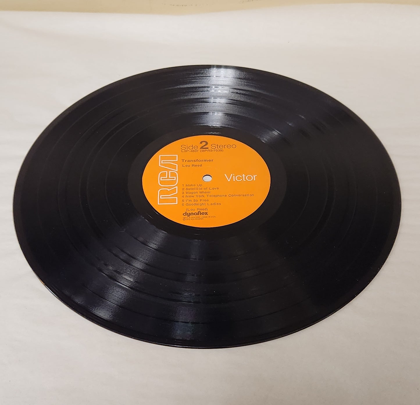 Lou Reed "Transformer" 1972 Original Pressing Glam Rock Record Album