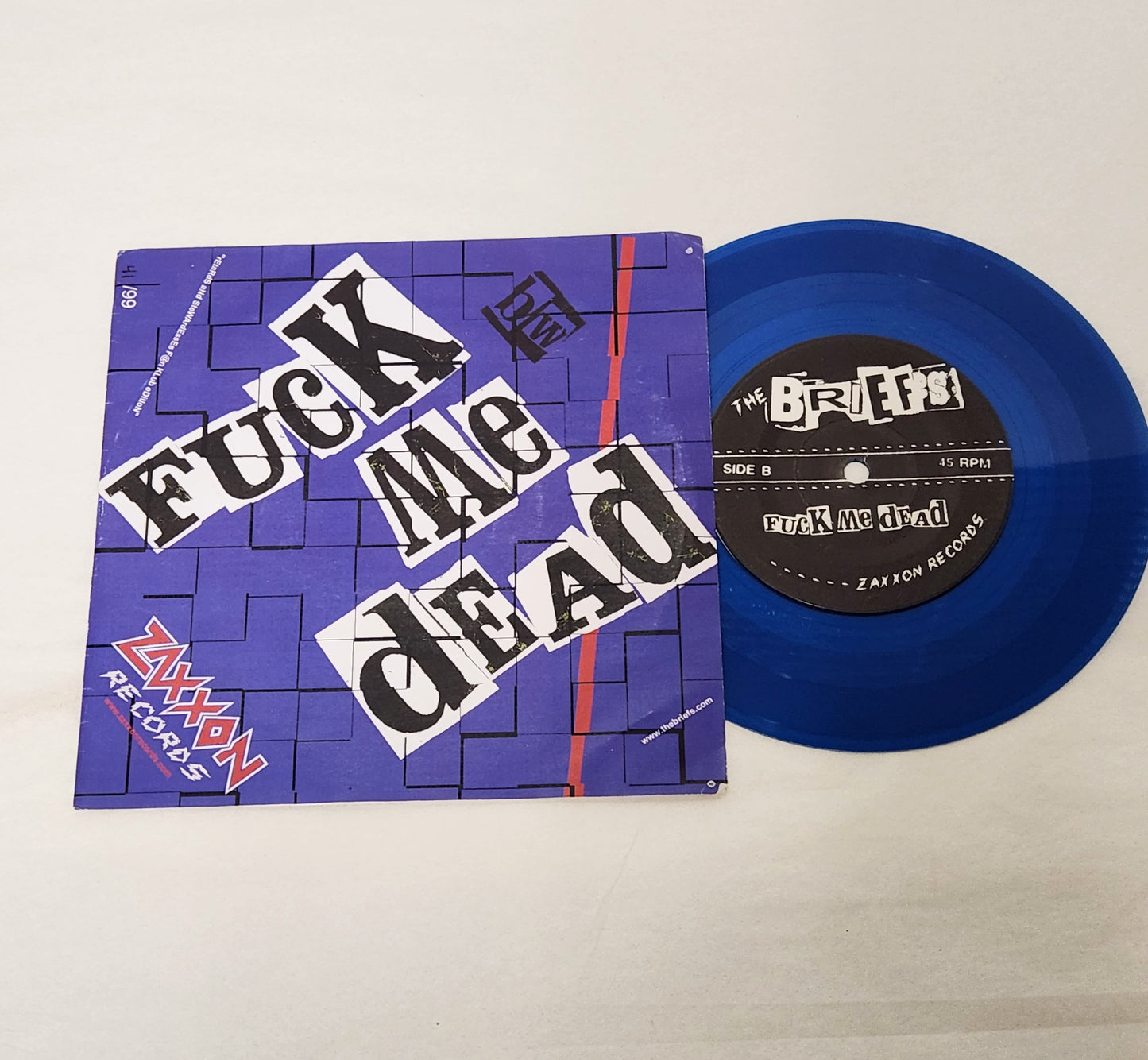 The Briefs "Stuck On You / F**k Me Dead" 2005 Punk Vinyl 7" Single