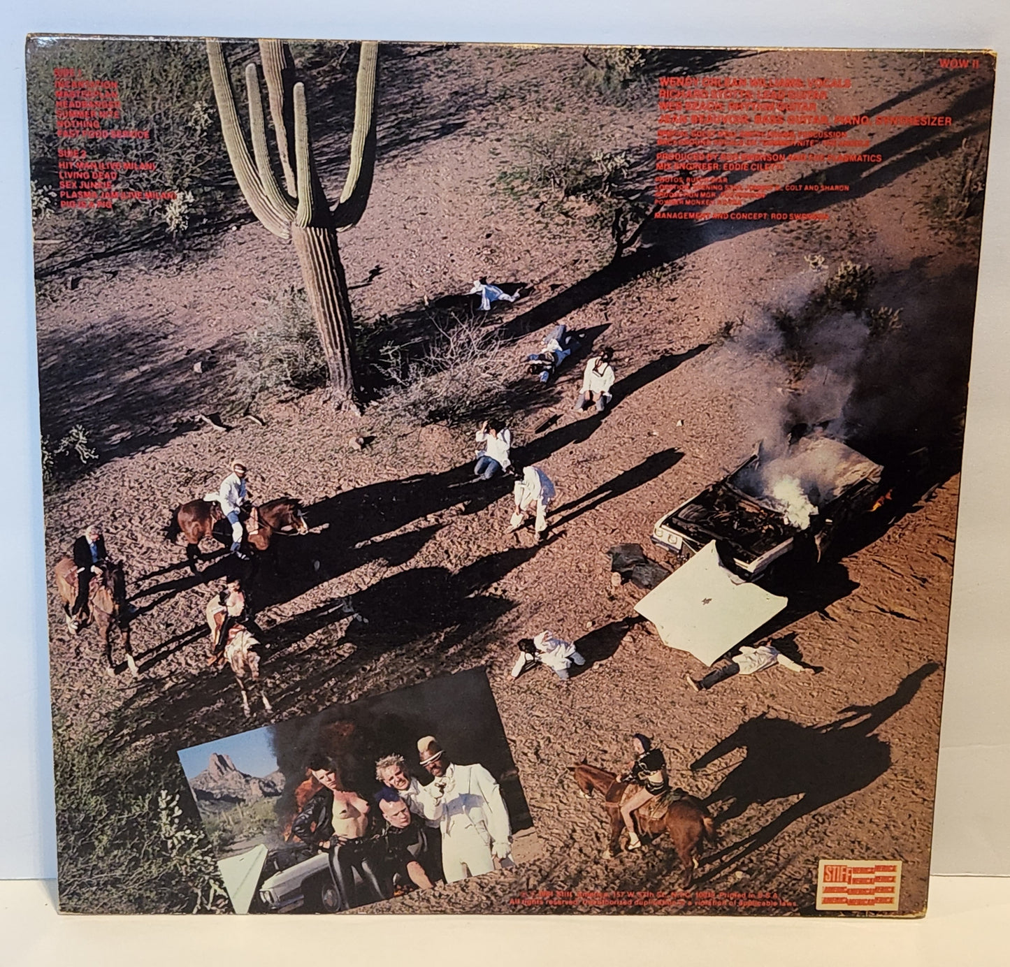 Plasmatics "Beyond The Valley of 1984" 1981 Punk Rock Record Album