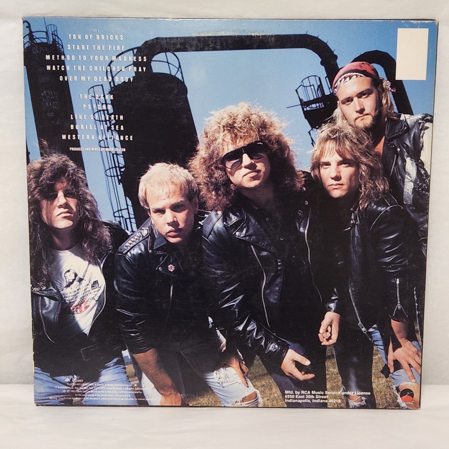 Metal Church "The Dark" 1986 Thrash Metal Record Album