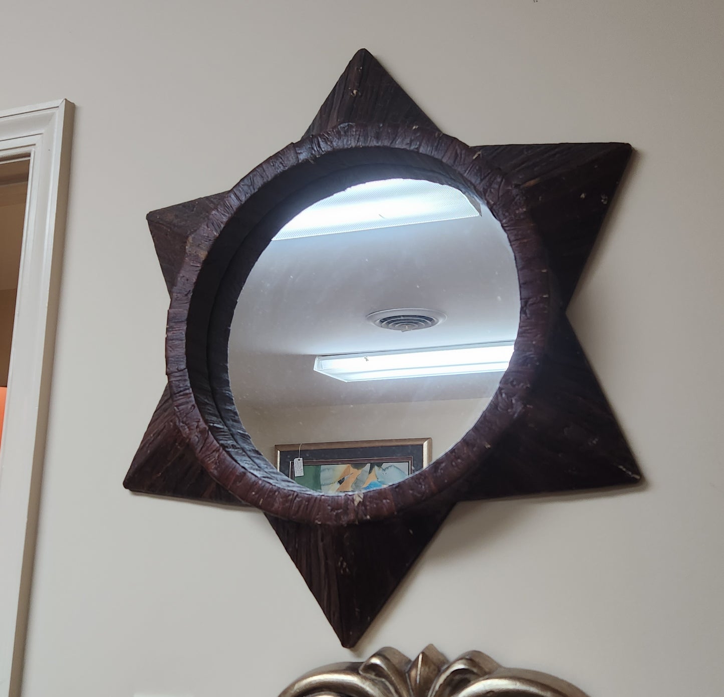 Rattan Starburst Wall Mirror