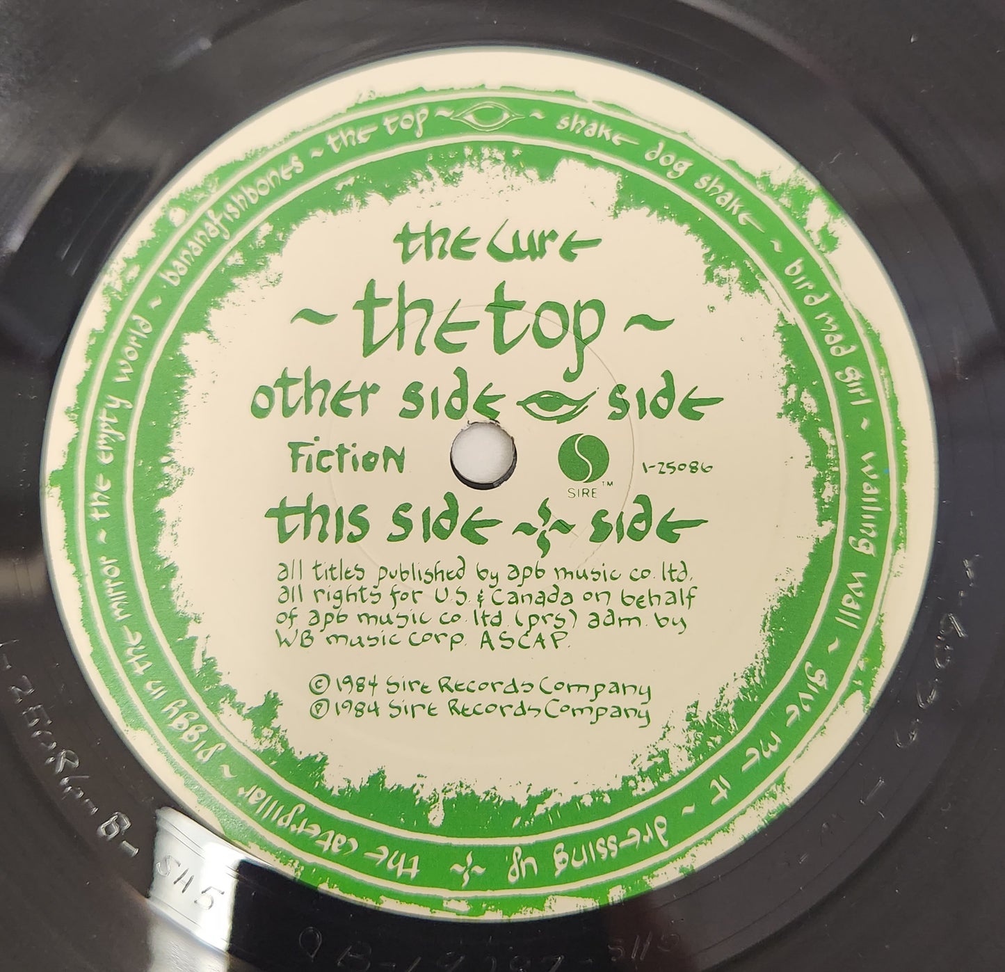 The Cure "The Top"  1984 Alt Rock New Wave Record Album