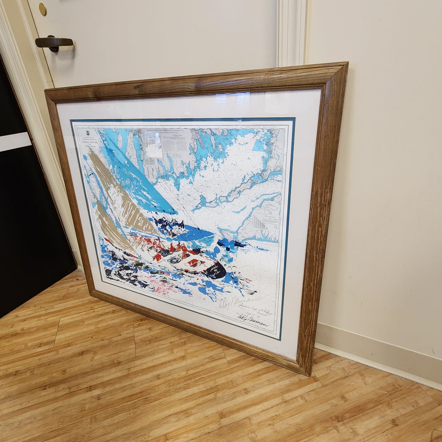LeRoy Neiman "America's Cup" Hand Signed Serigraph