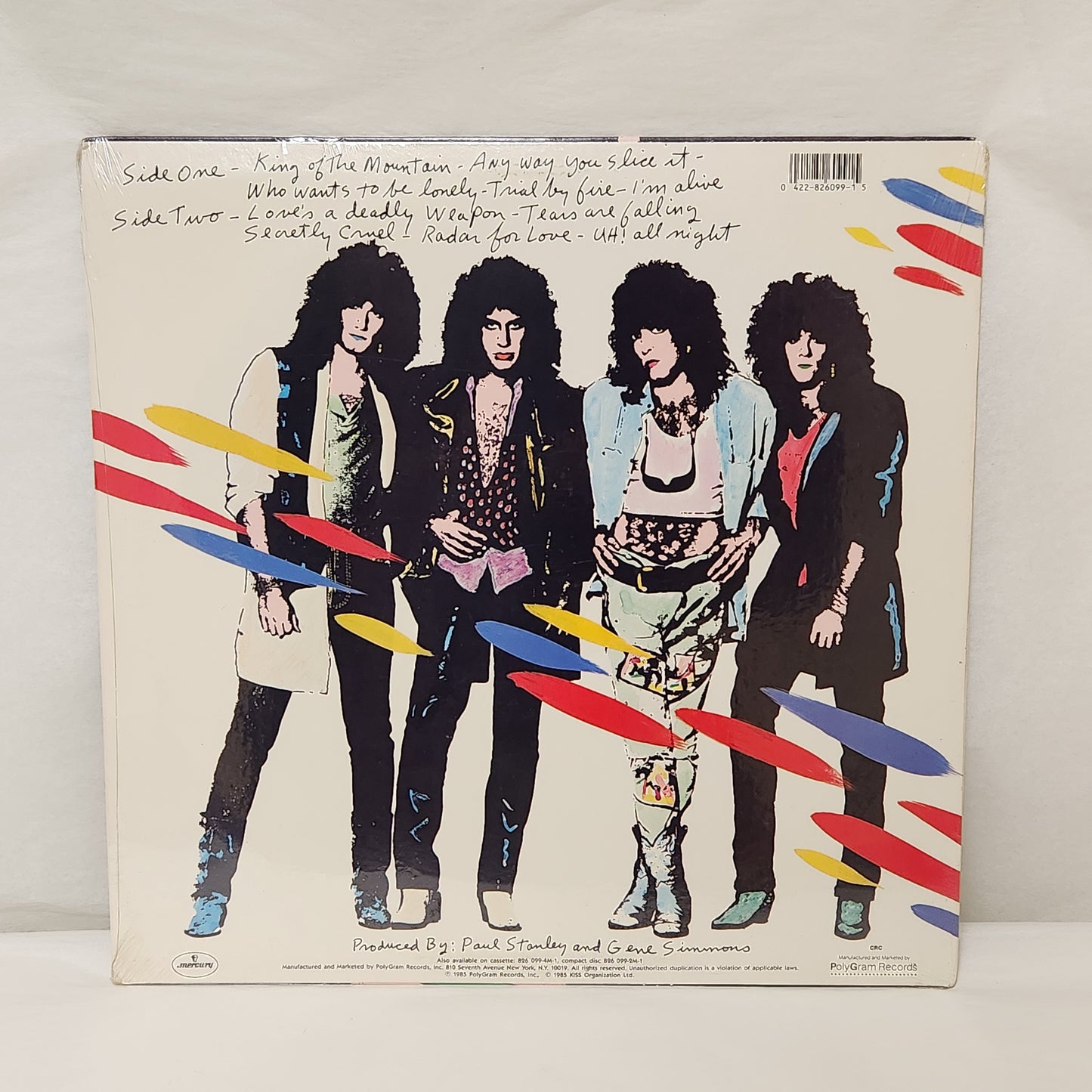 KISS "Asylum" SEALED Original 1986 Hard Rock Glam Album