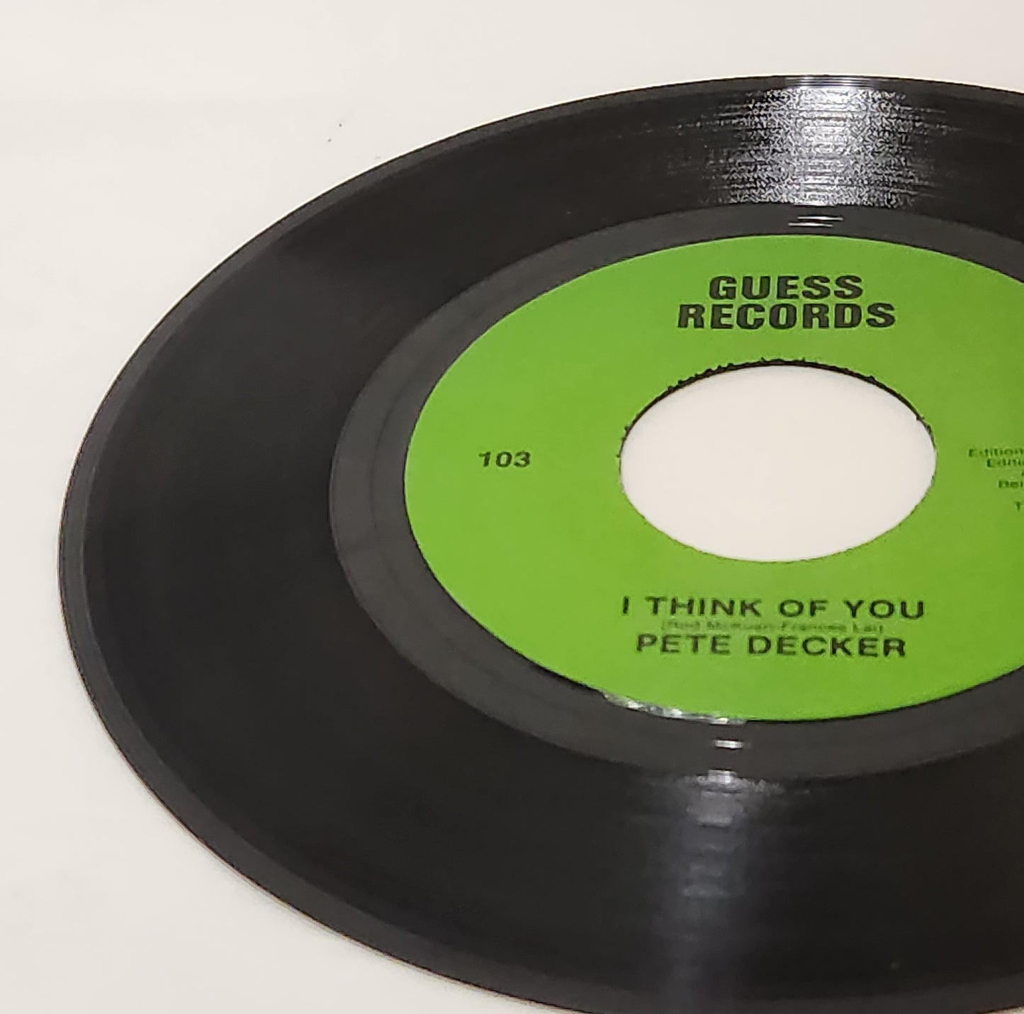 Pete Decker "Didn't We Girl / I Think Of You" Norfolk VA Funk & Soul 7" Single (Guess Records)
