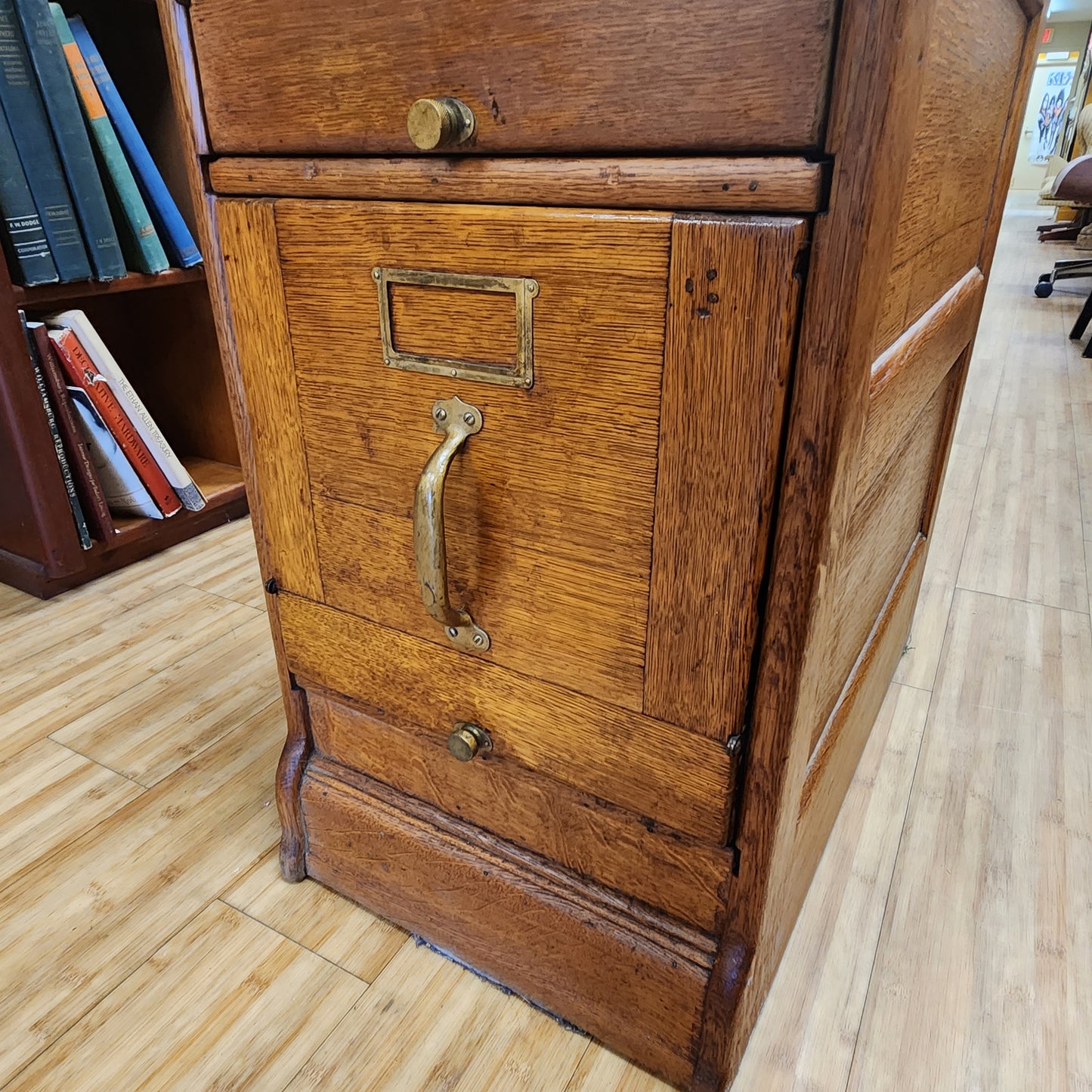 Antique Globe Wernicke Oak FIle Cabinet