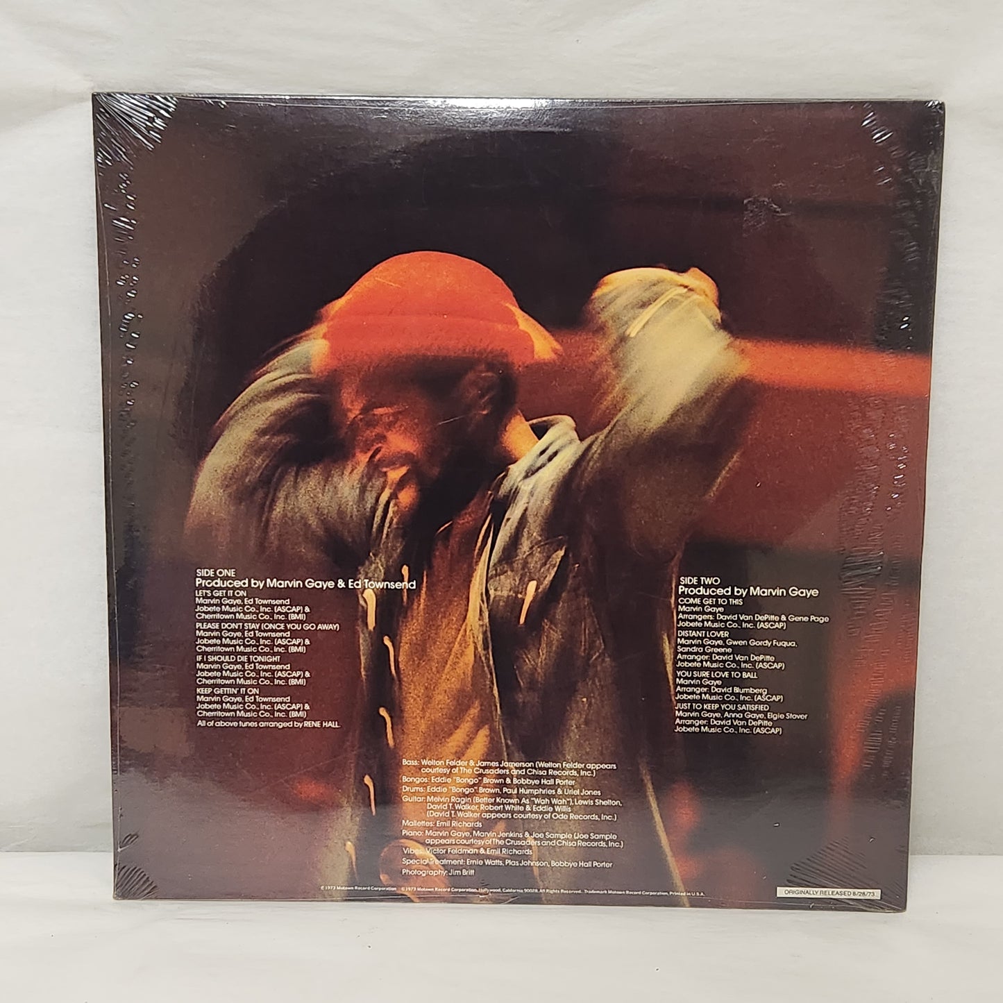 SEALED Marvin Gaye "Let's Get It On" 1981 Motown Reissue Funk & Soul Album