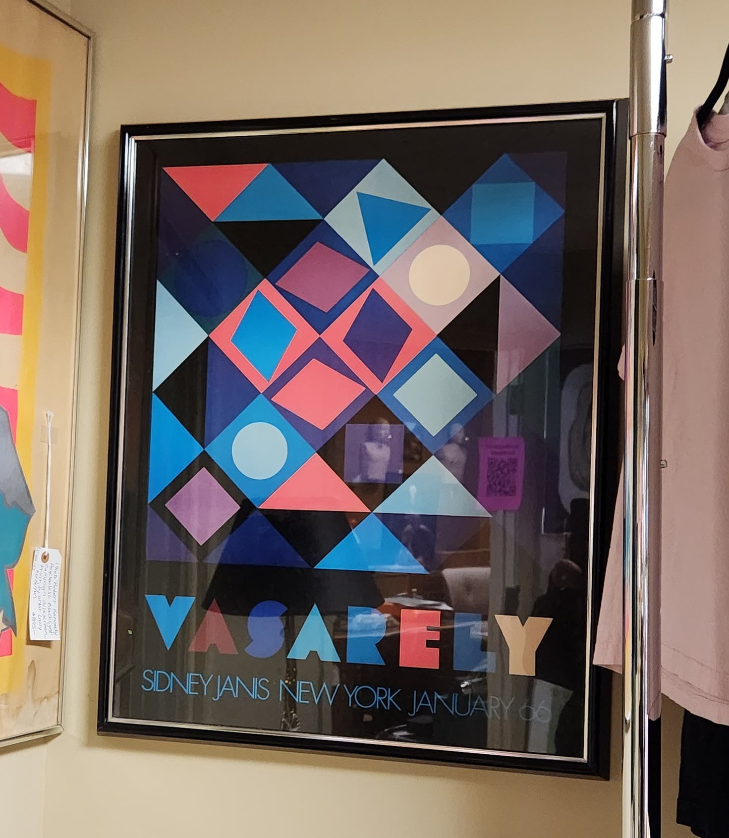 Sidney Janis for Victor Vasarely 1966 Art Exhibition Poster