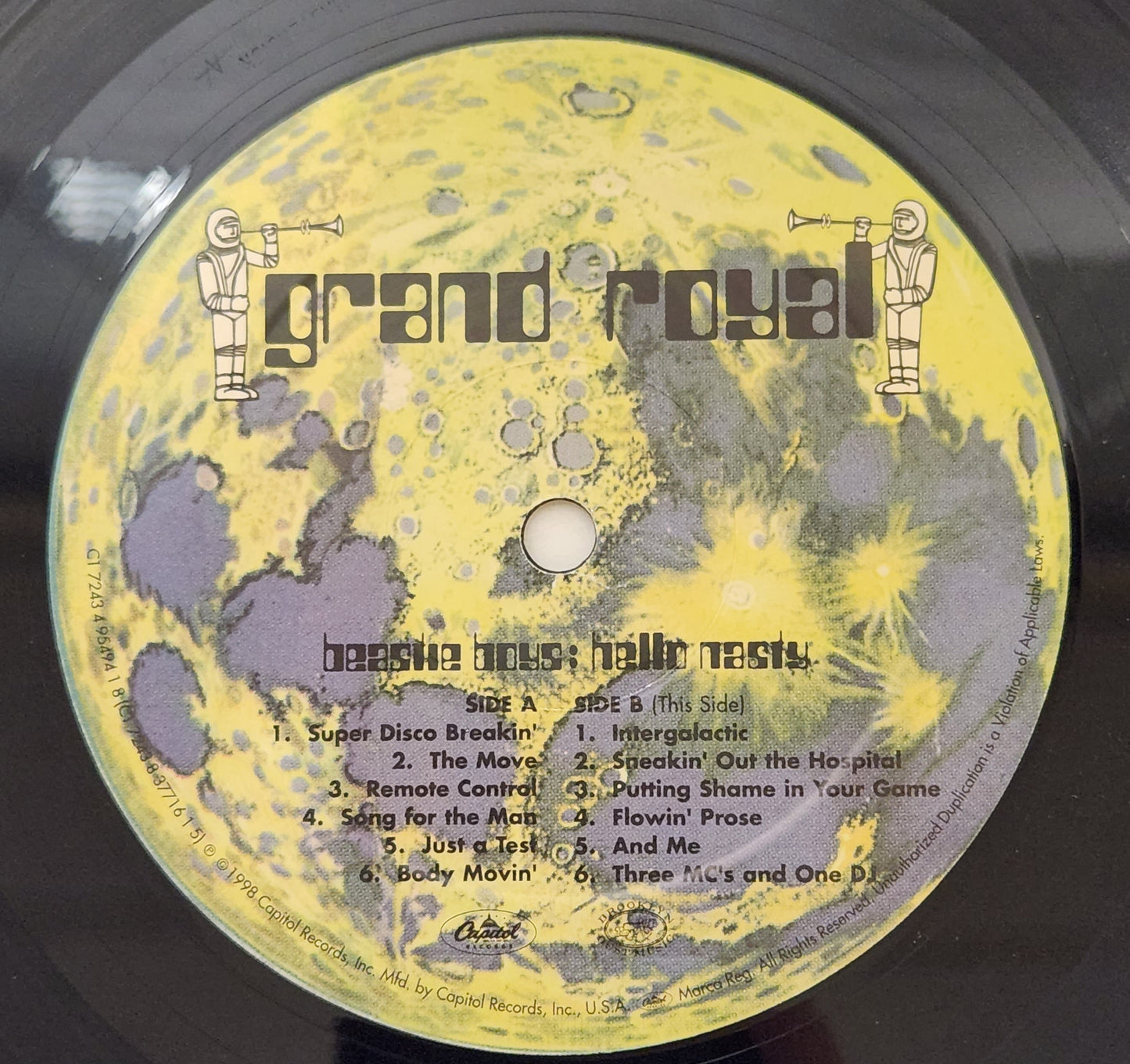 Beastie Boys "Hello Nasty" 1998 Electronic Hip Hop 2 LP Album