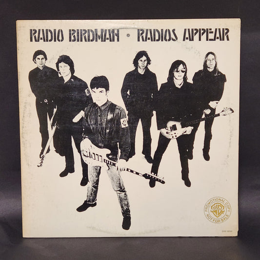 Radio Birdman "Radios Appear" 1978 Punk Garage Rock Promo Record Album