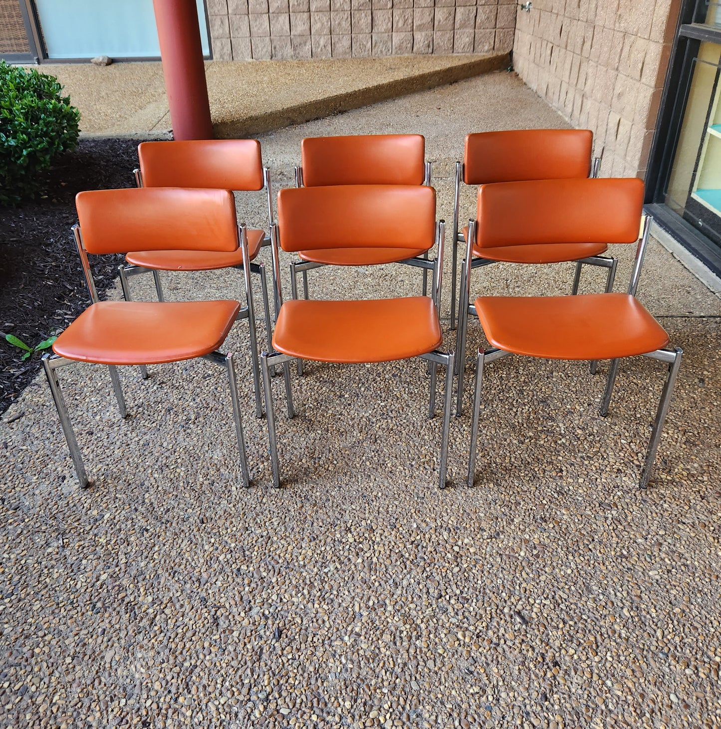 Set of 6 MCM IImari Tapiovaara "Kiki" Dining Chairs For Stendig