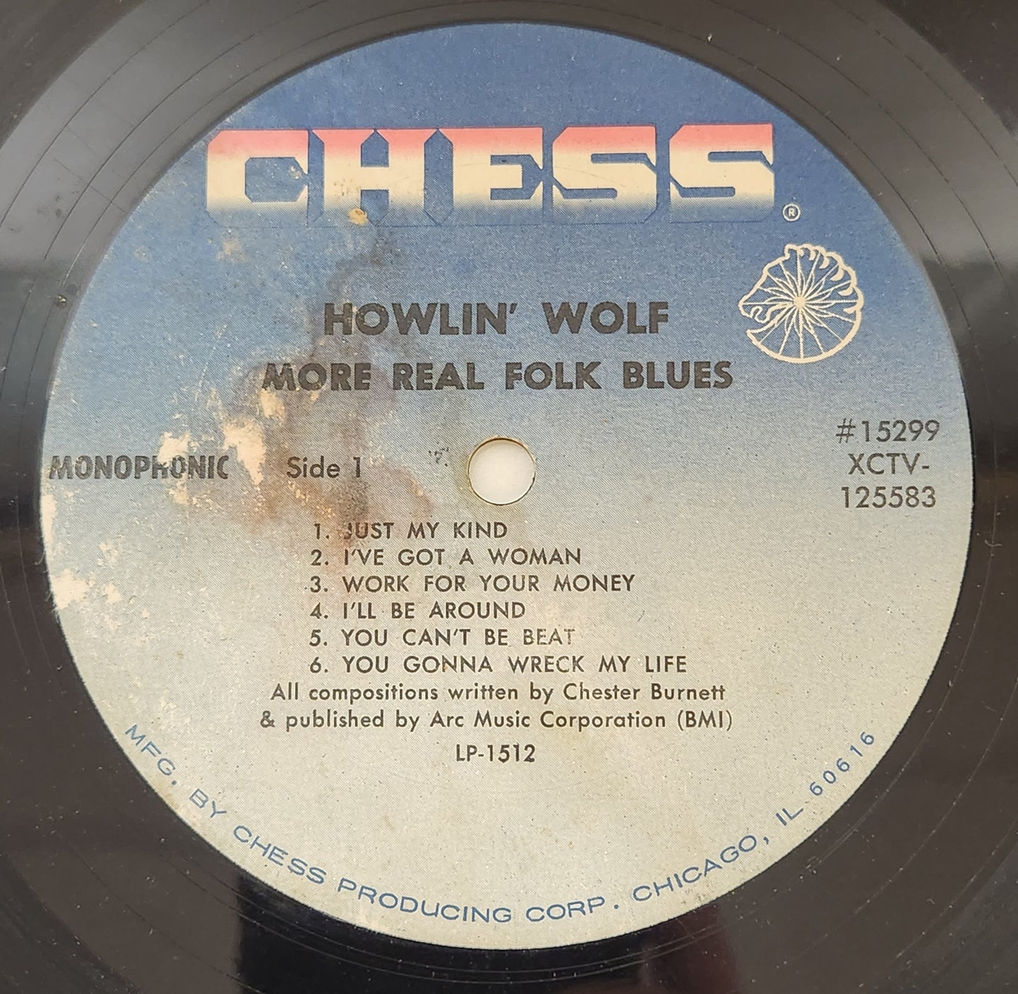 Howling Wolf "More Real Folk Blues" 1967 Blues Record Album