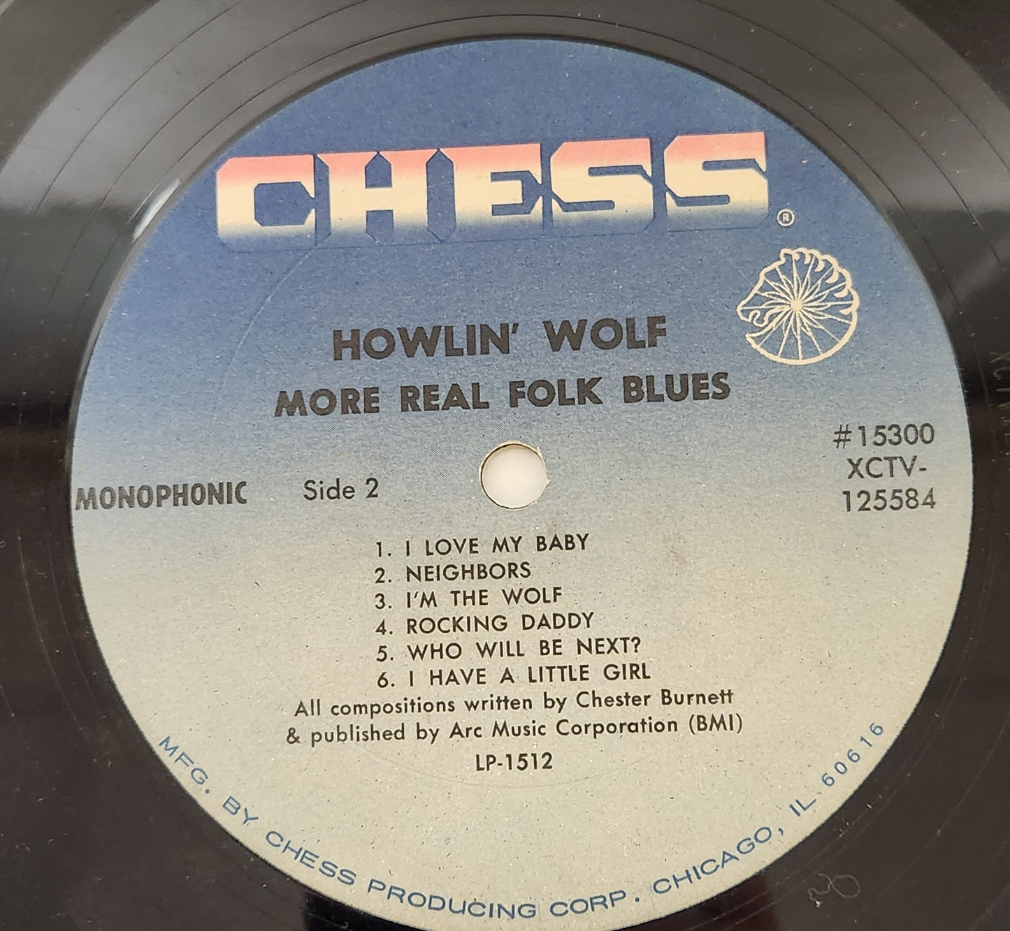 Howling Wolf "More Real Folk Blues" 1967 Blues Record Album