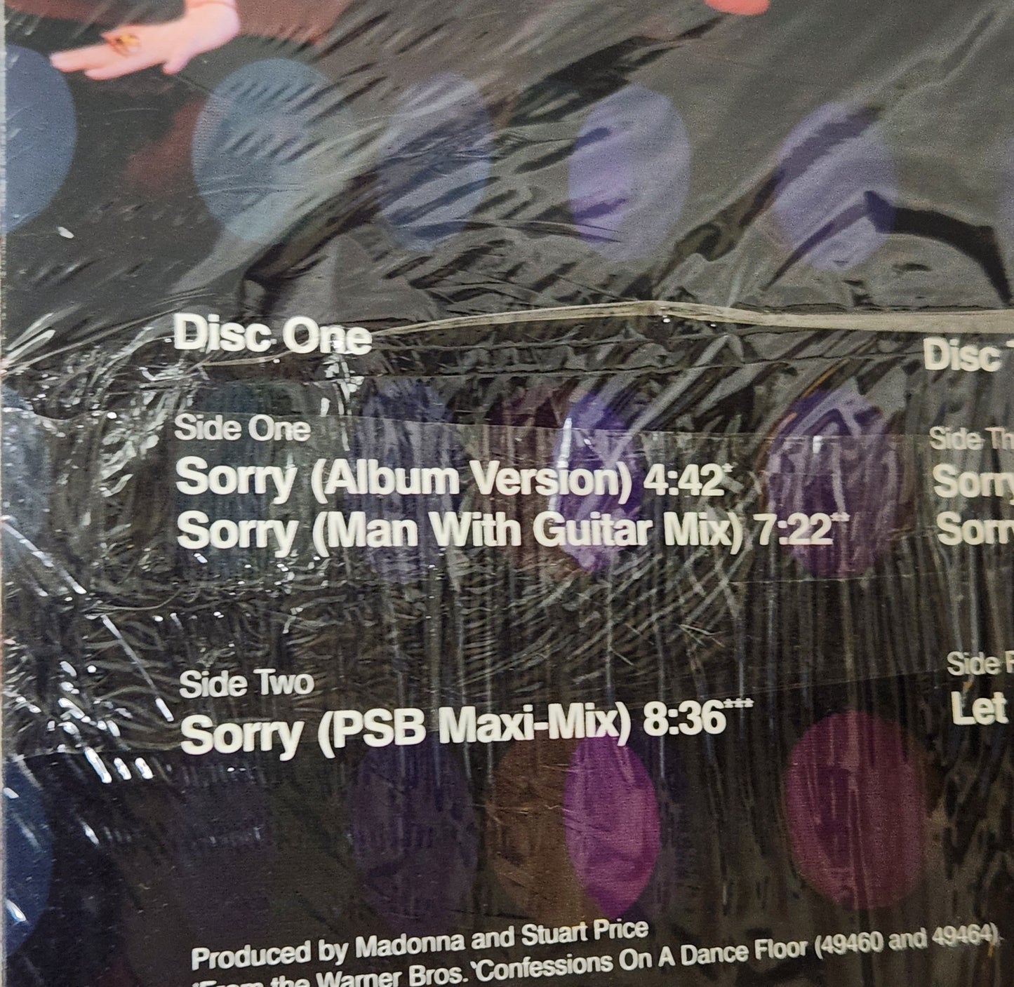 Madonna "Sorry" SEALED 2006 2 LP Electronic Synth Pop Album