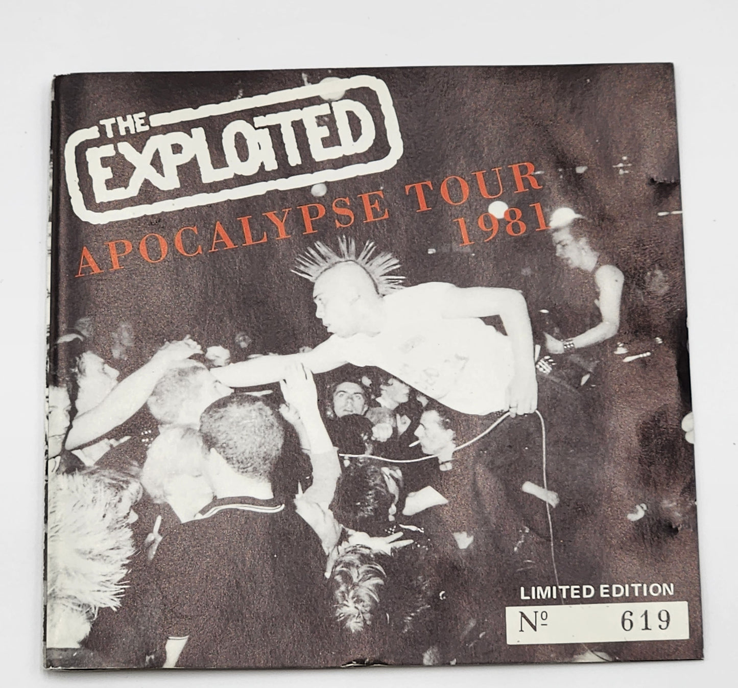 The Exploited "Apocalypse Tour 1981" Limited Ed & Numbered Punk CD