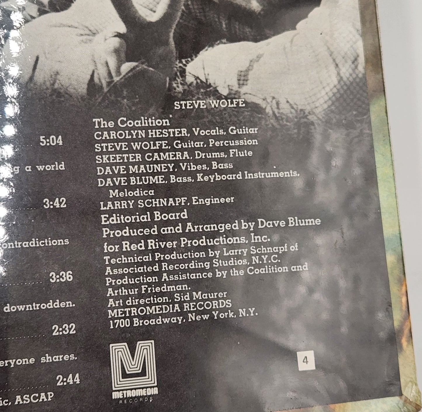 Sealed The Carolyn Hester Coalition "Magazine" 1970 Folk Rock Record Album