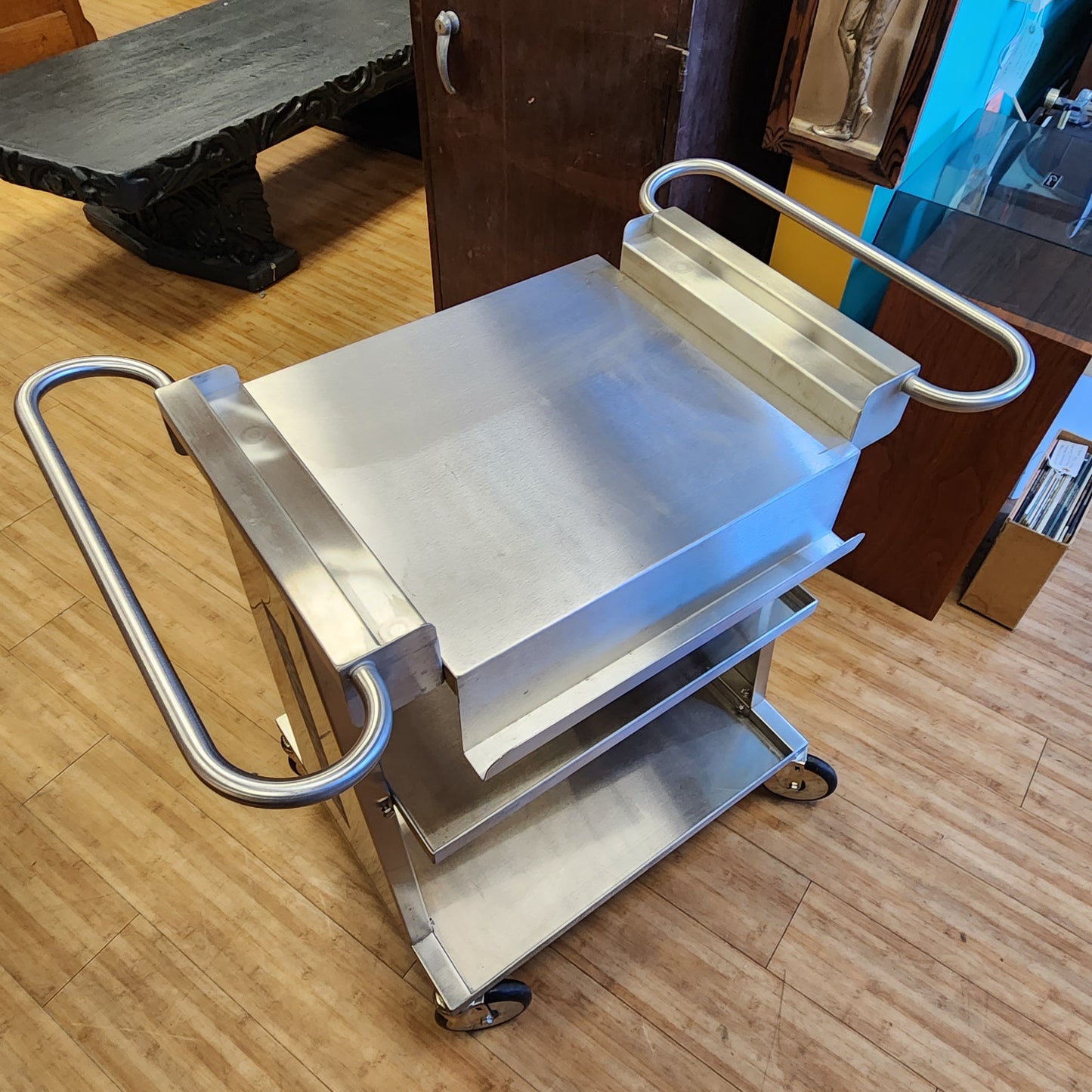Industrial Stainless Steel Scale-Tronix Rolling Cart