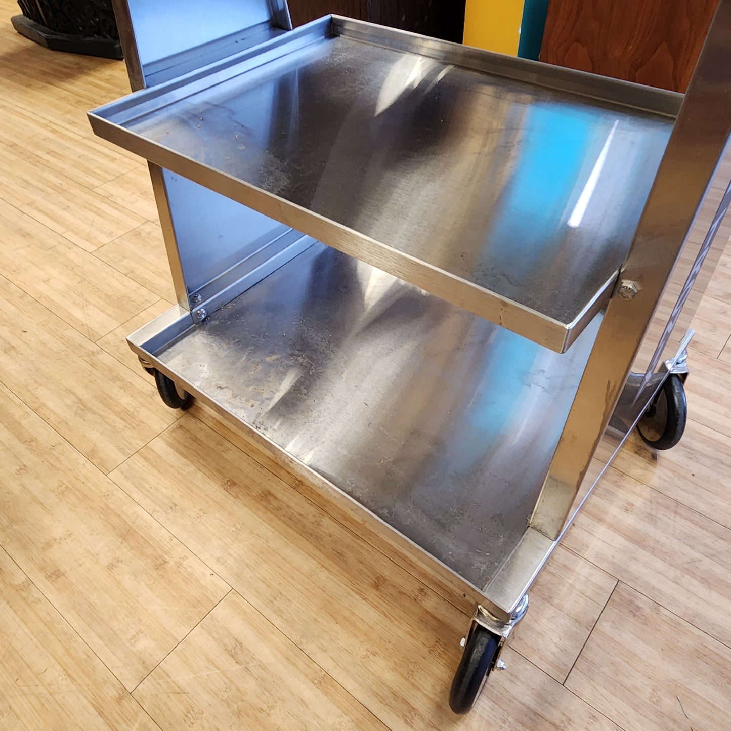 Industrial Stainless Steel Scale-Tronix Rolling Cart