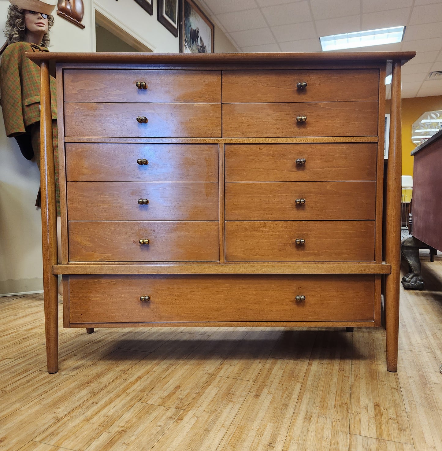 Mid-Century Finn Juhl-Style Mt. Airy Furniture Magna Tallboy Dresser