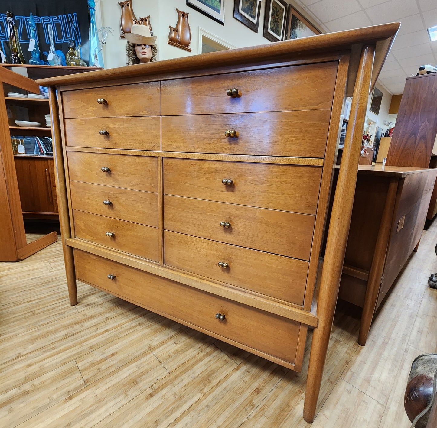 Mid-Century Finn Juhl-Style Mt. Airy Furniture Magna Tallboy Dresser