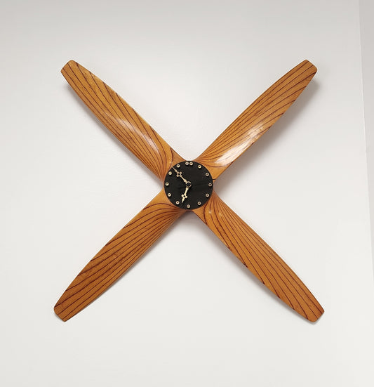 Vintage Airplane Propeller Wall Clock