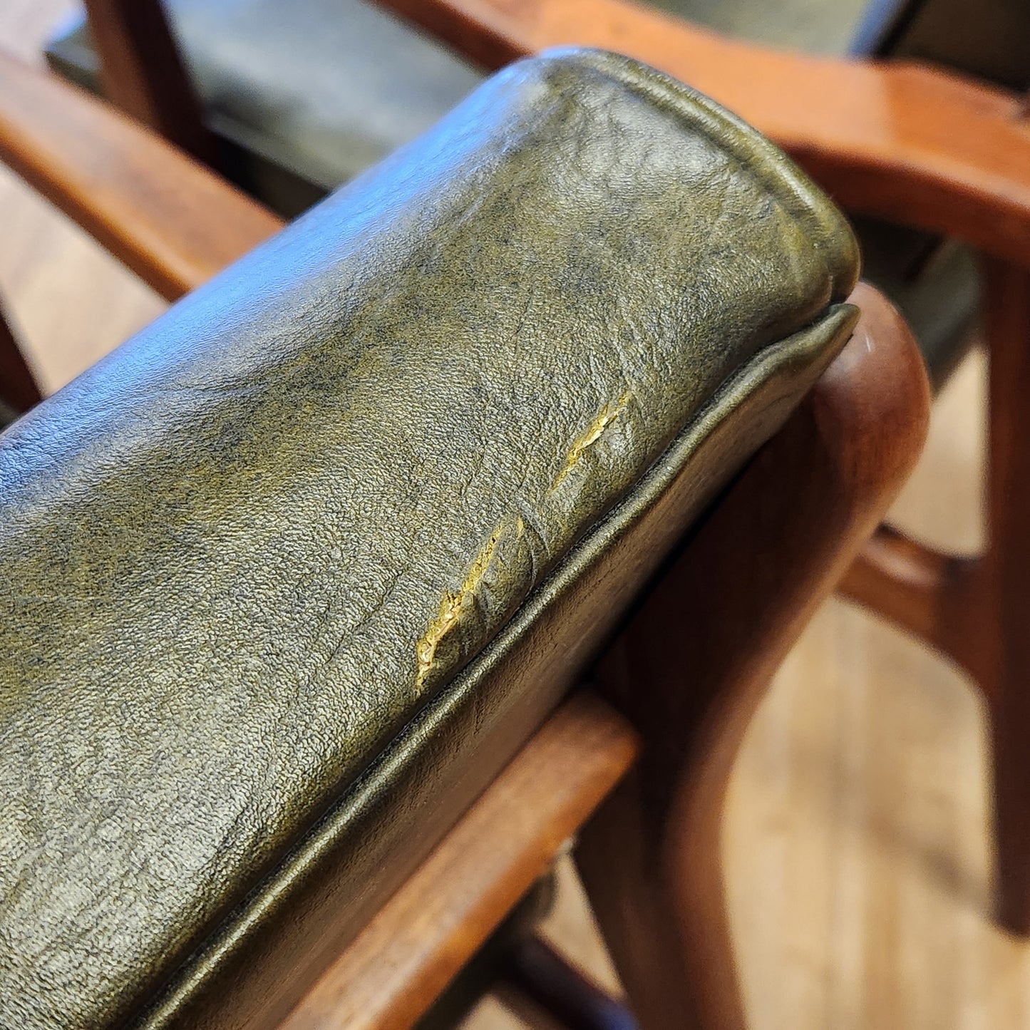 Pair Of Walnut Mid-Century Lounge Chairs