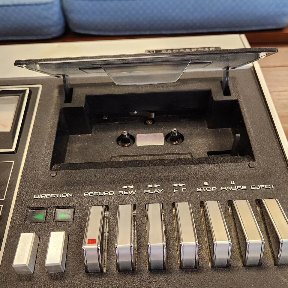 Vintage Panasonic Stereo Cassette Deck Tape Player