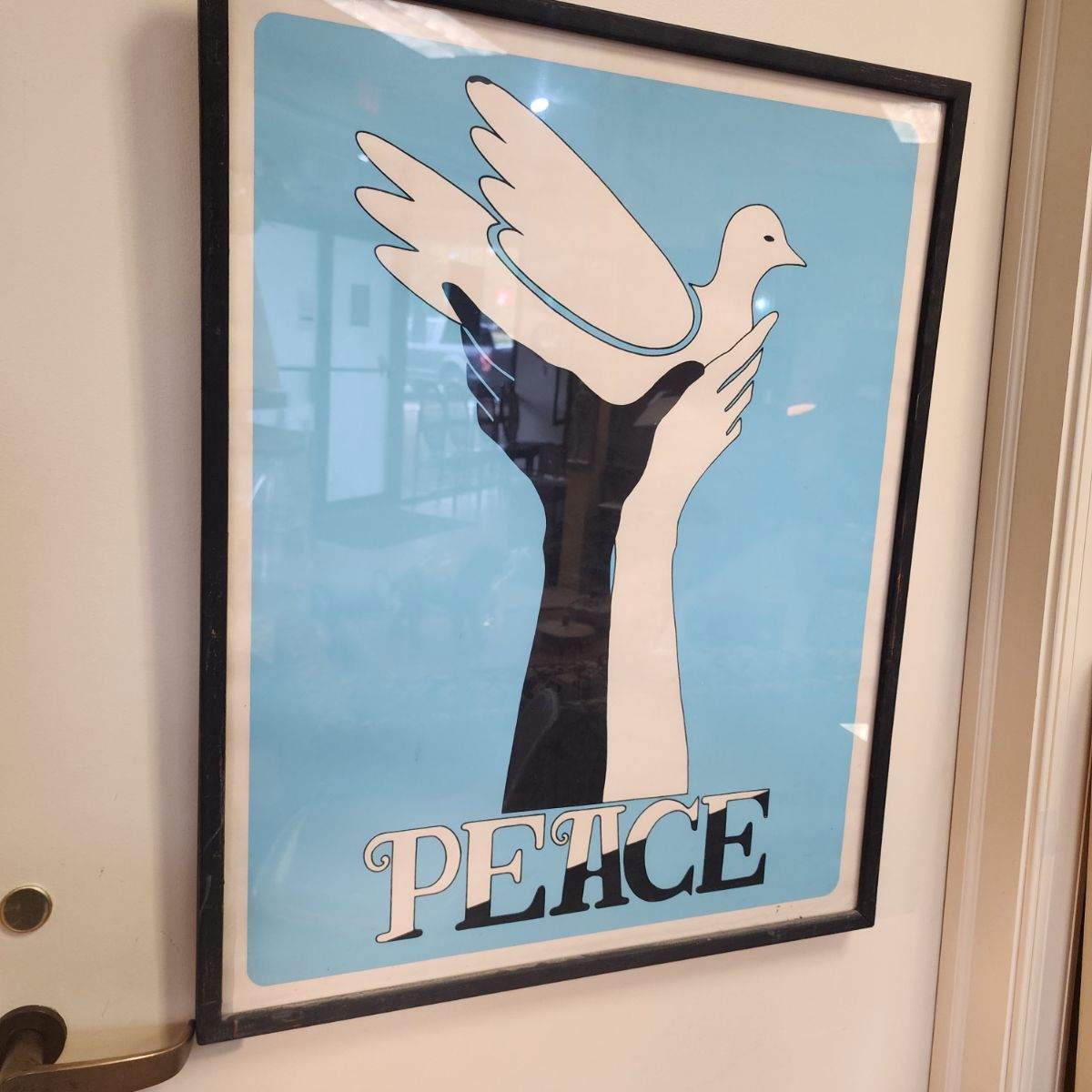 Vintage Peace Civil War Rights Framed Poster