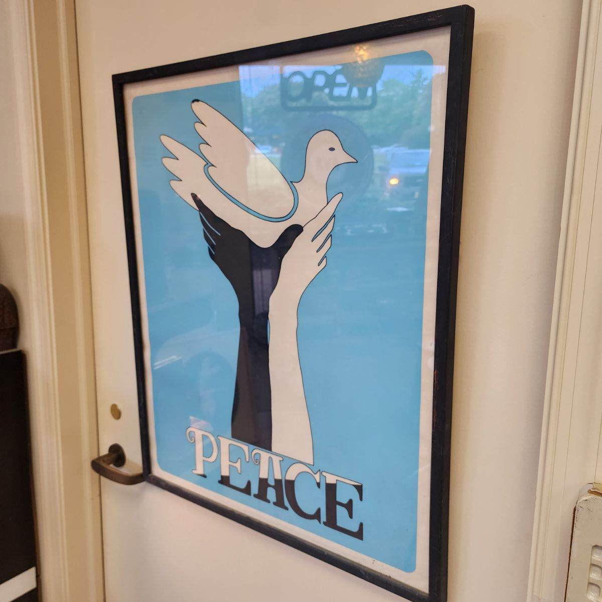 Vintage Peace Civil War Rights Framed Poster