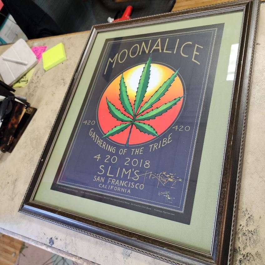 2018 Moonalice Slim's San Francisco Concert Poster (Stanley Mouse Signed)