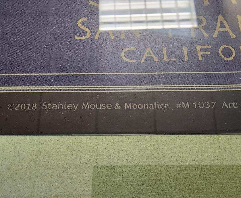 2018 Moonalice Slim's San Francisco Concert Poster (Stanley Mouse Signed)