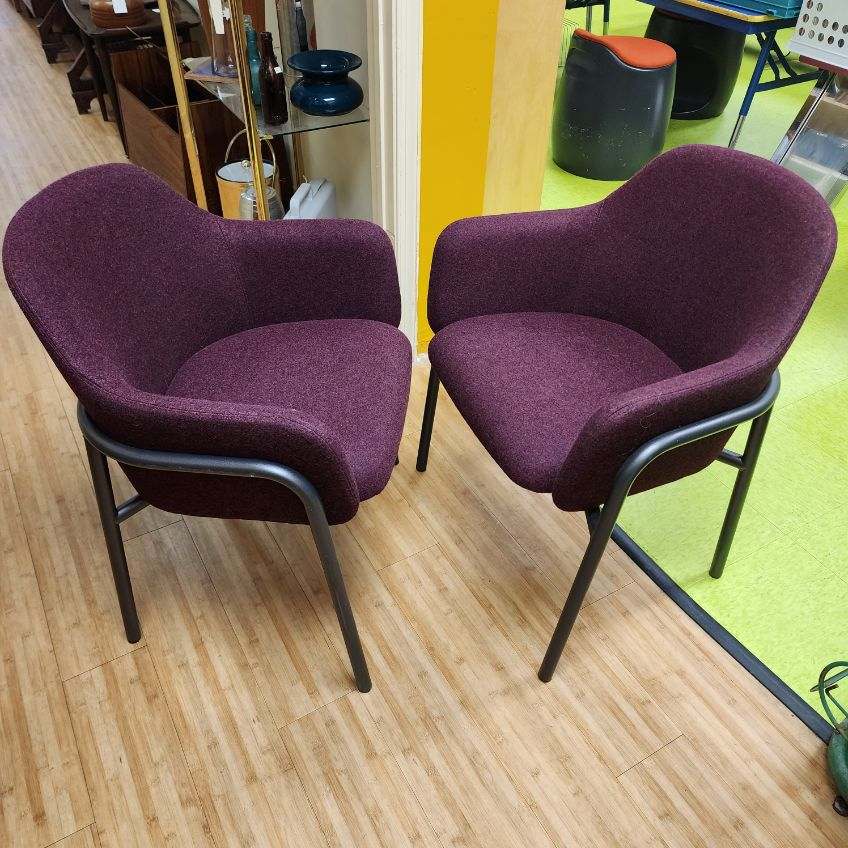 Pair of Modern "Very Good and Proper" UK Club Arm Chairs