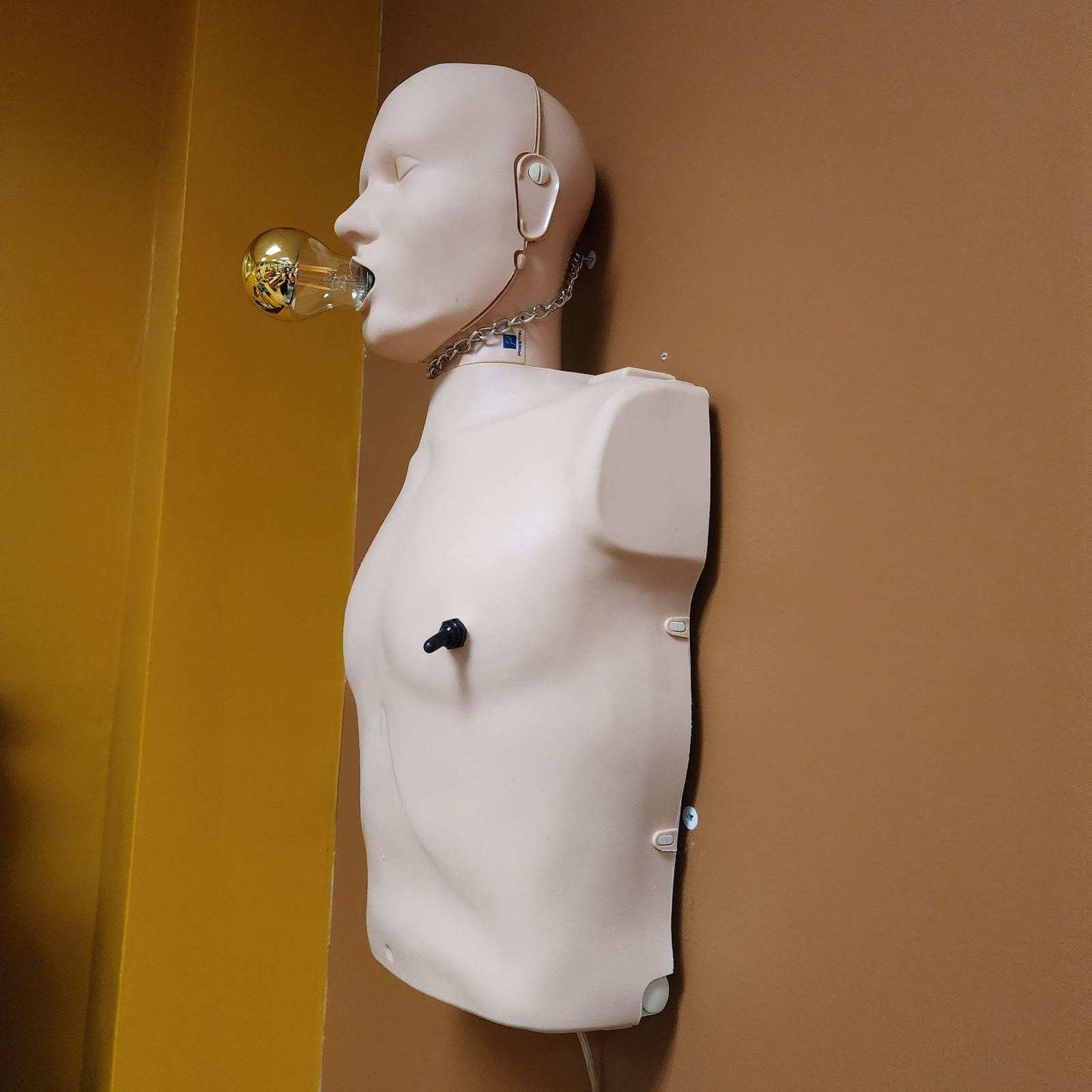 Lighted CPR Dummies Sconce Light Fixtures