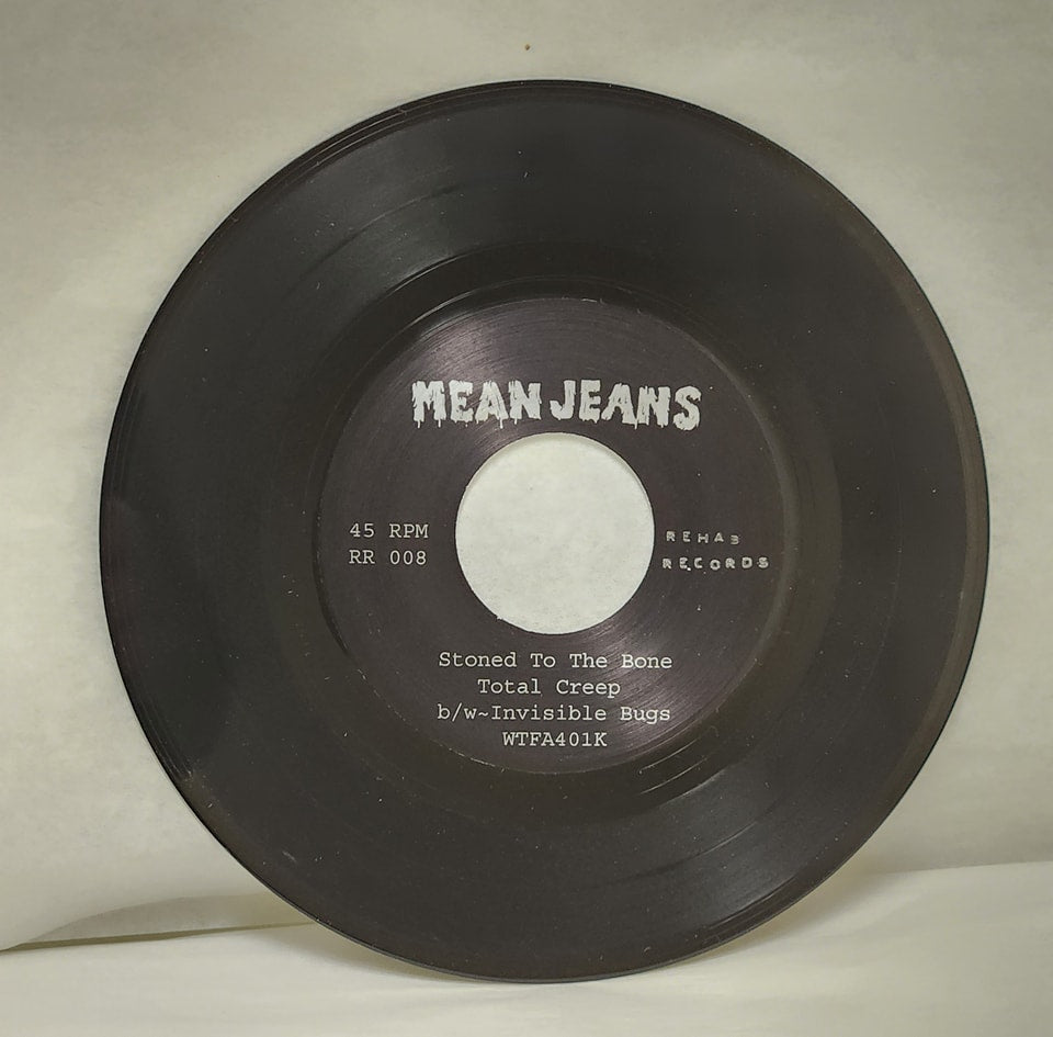 Mean Jeans "Stoned 2 The Bone" 2008 Punk 7" 45 RPM Vinyl Single