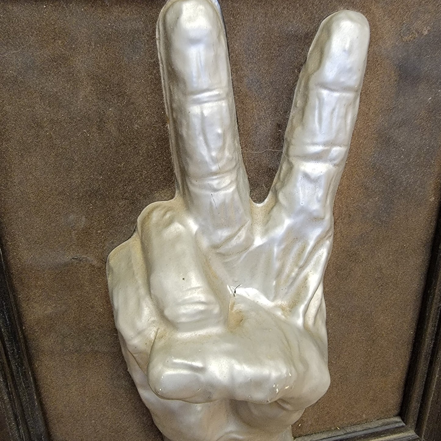 Pop Art Peace Symbol 3D Hand Wall Art Decor