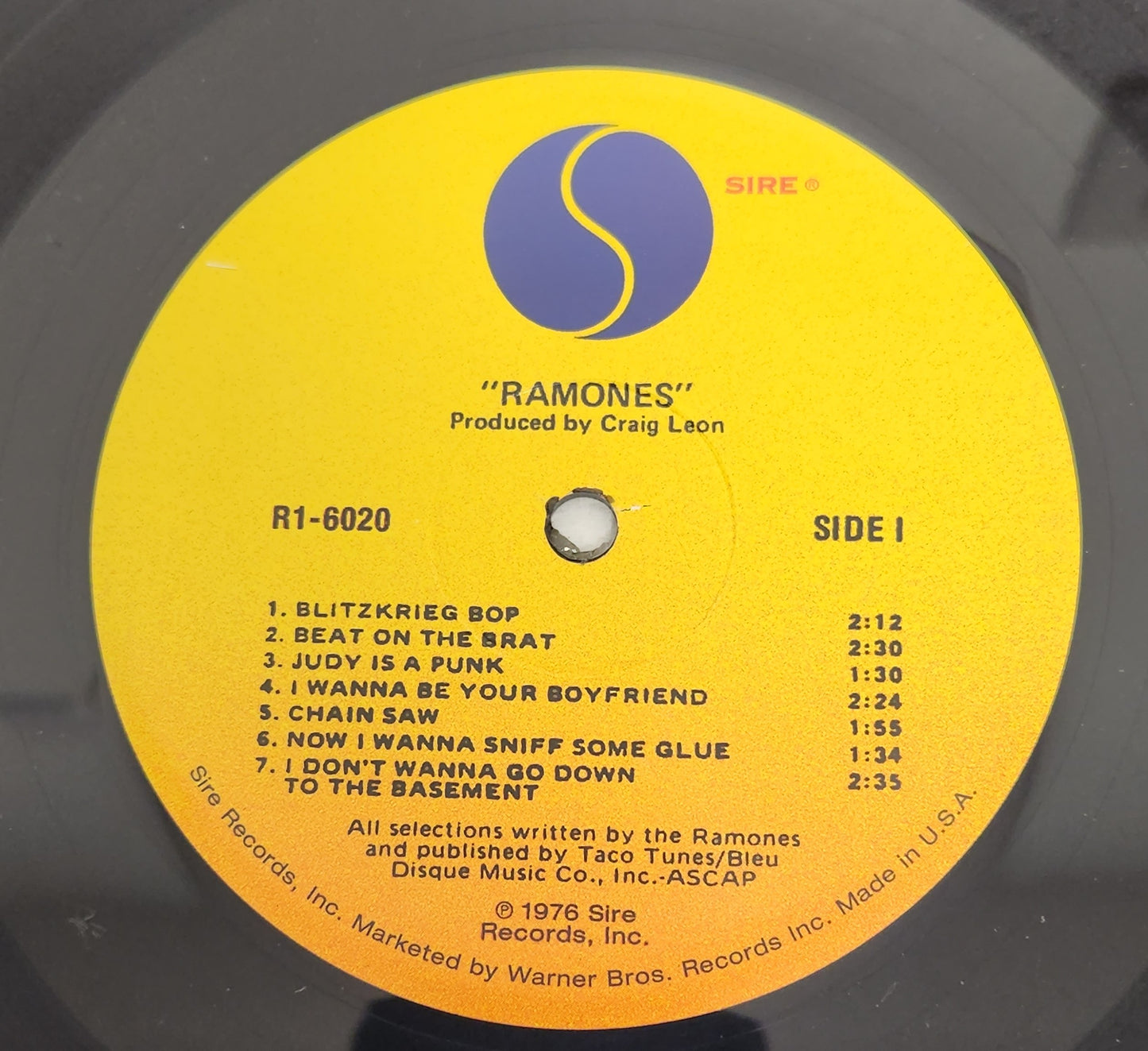 Ramones Self-Titled 2011 Reissue Punk Rock Record Album
