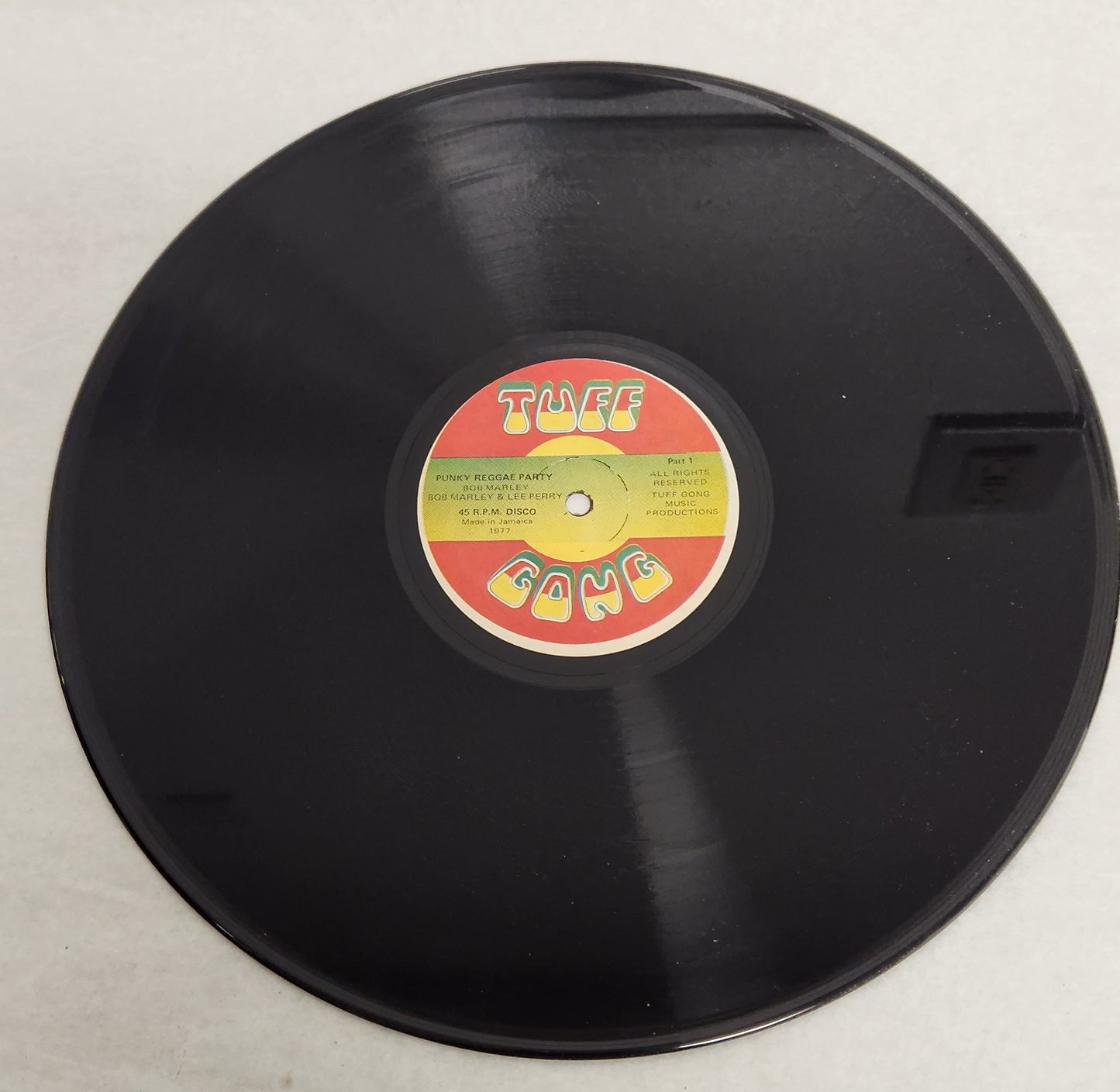 Bob Marley "Punky Reggae Party" 45 RPM Reggae Album Single