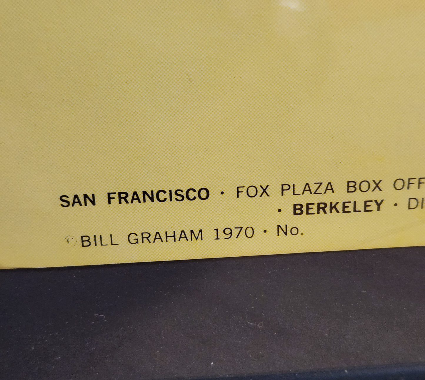 1970 Bill Graham BG-251 Van Morrison & Captain Beefheart Concert Poster