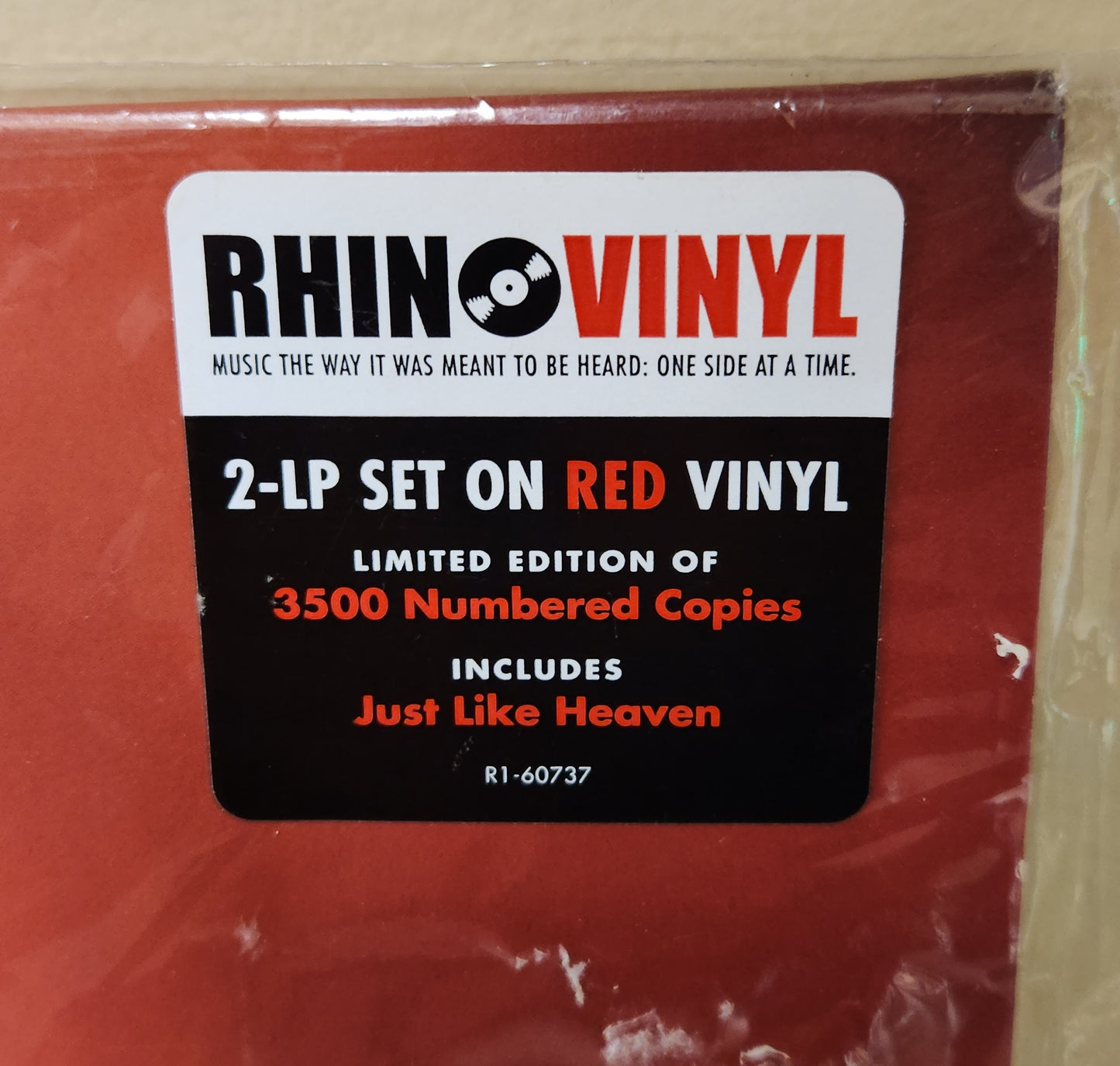 The Cure "Kiss Me Kiss Me Kiss Me" 2013 Ltd Ed 2xLP Alt Rock Reissue on Red Vinyl
