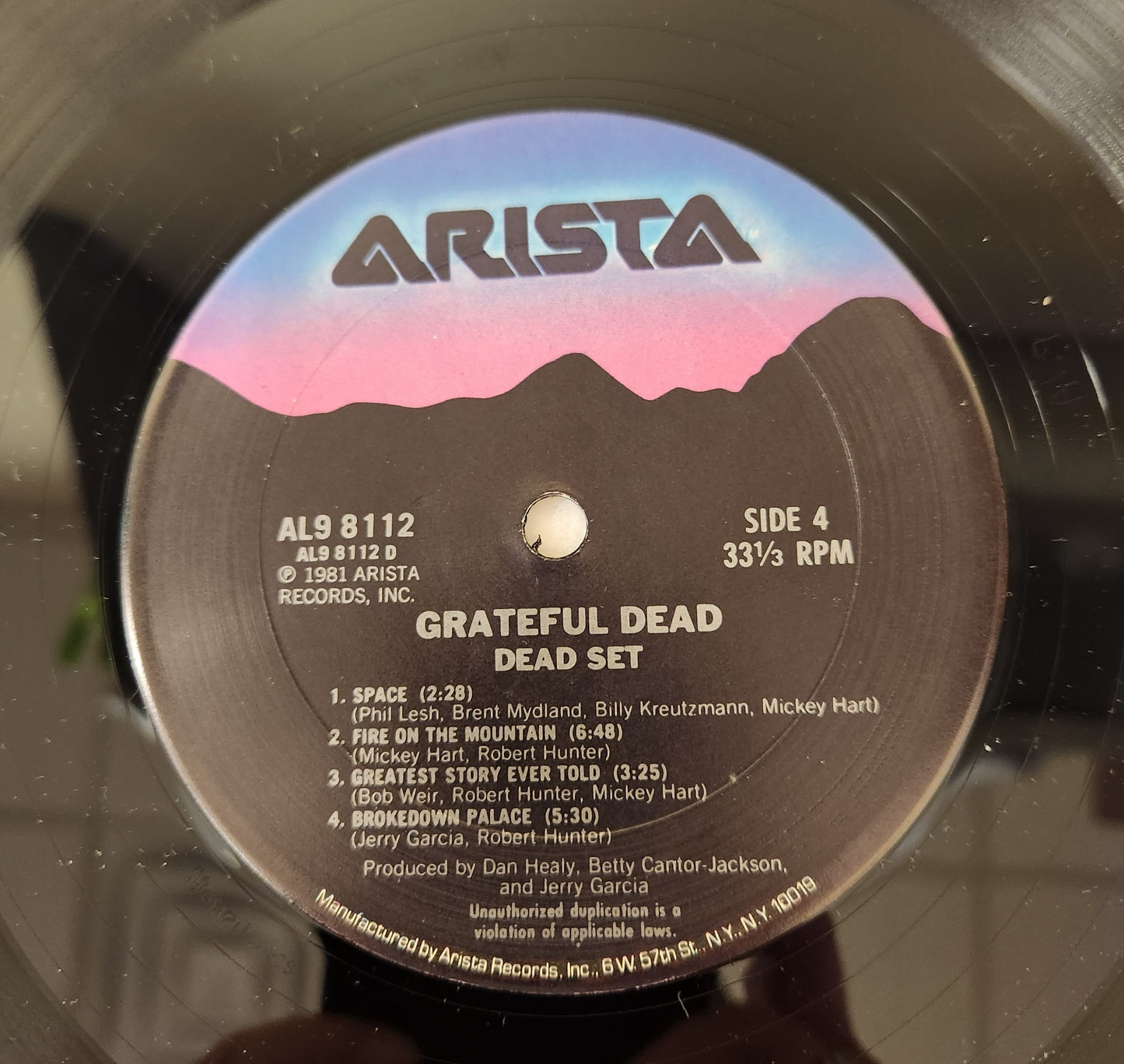 Grateful Dead "Dead Set" 2xLP 1984 Folk Psychedelic Rock Album