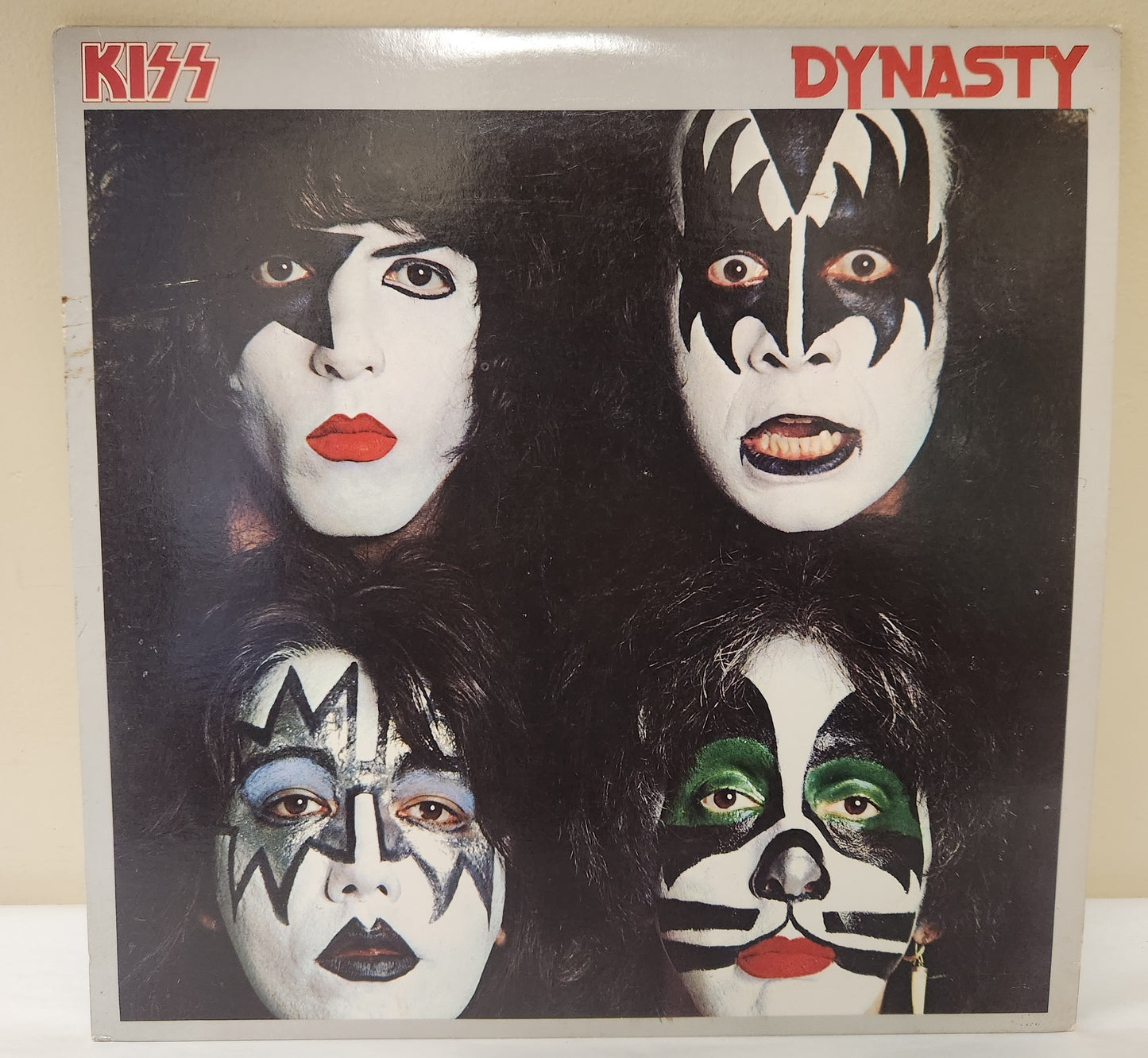 KISS "Dynasty" 1979 Hard Rock Glam Record Album with Poster