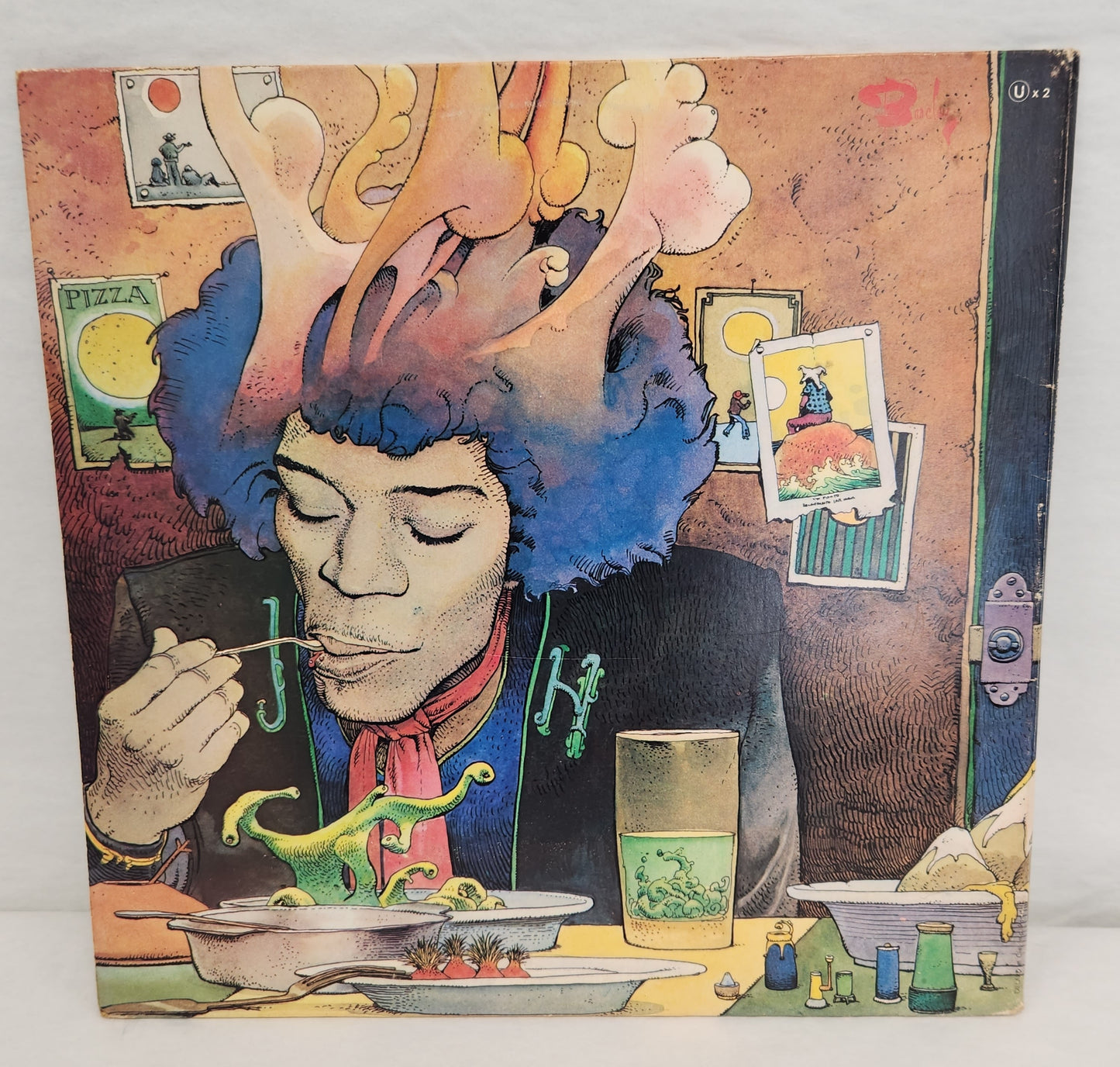 Jimi Hendrix  "Are You Experienced, Axis: Bold As Love" Psych Blues Rock 2 LP Album (France)