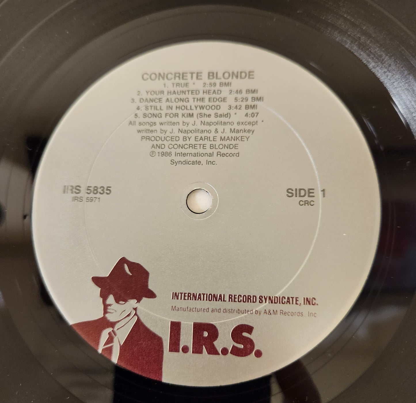 Concrete Blonde Self-Titled 1986 Alt Rock Record Album