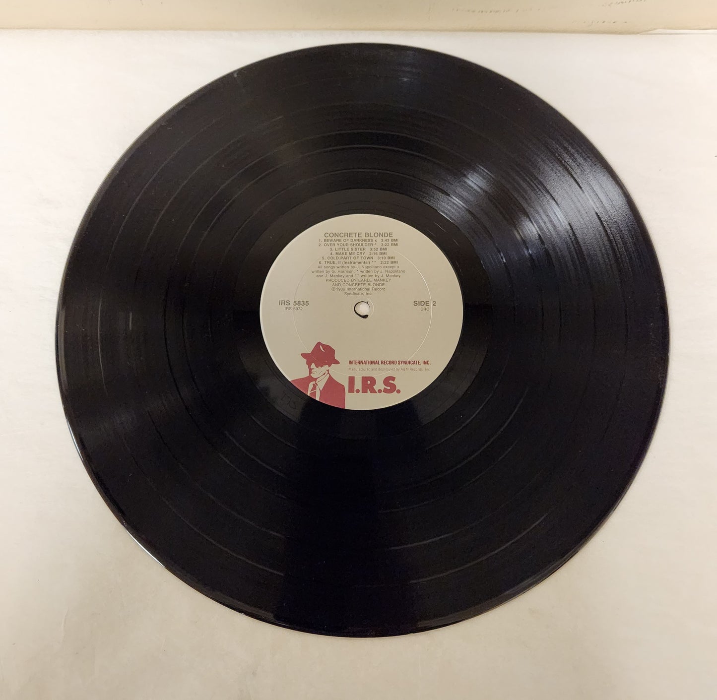 Concrete Blonde Self-Titled 1986 Alt Rock Record Album